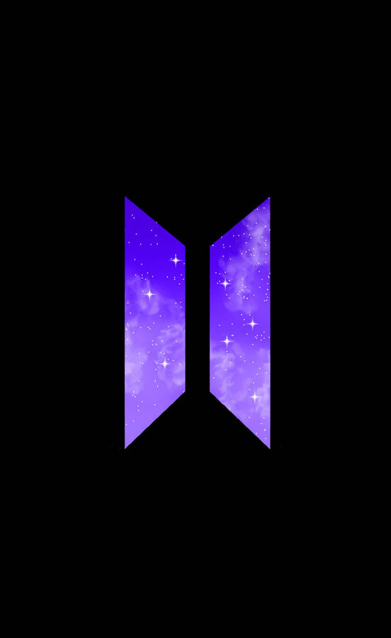 I Purple You cu Logo BTS — Logo bts GIF Fundal