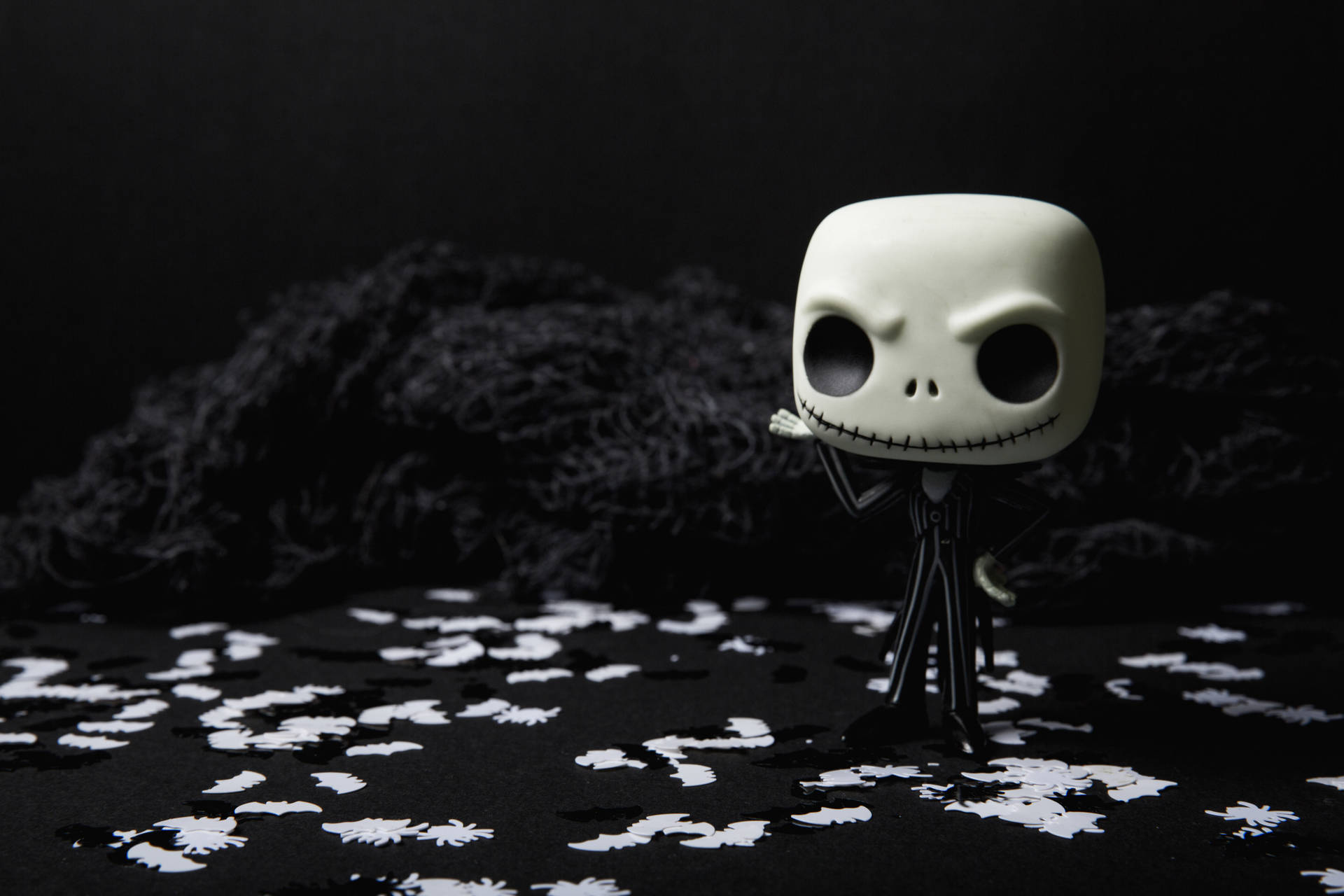 Artă Funko de Halloween pentru laptop — Coșmar înainte de Crăciun Fundal