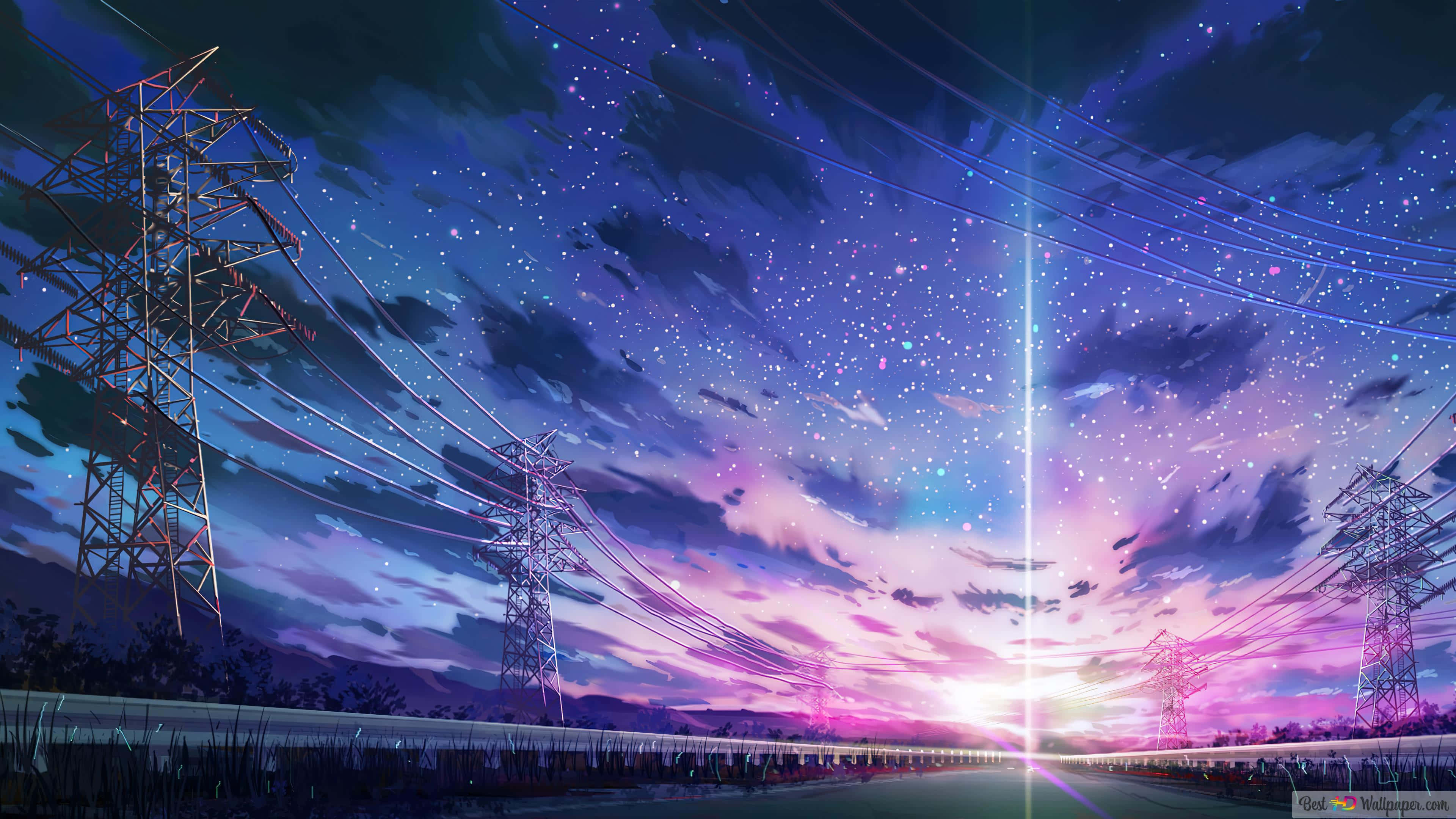 1. Îmbrățișează culorile Anime 4K! Fundal