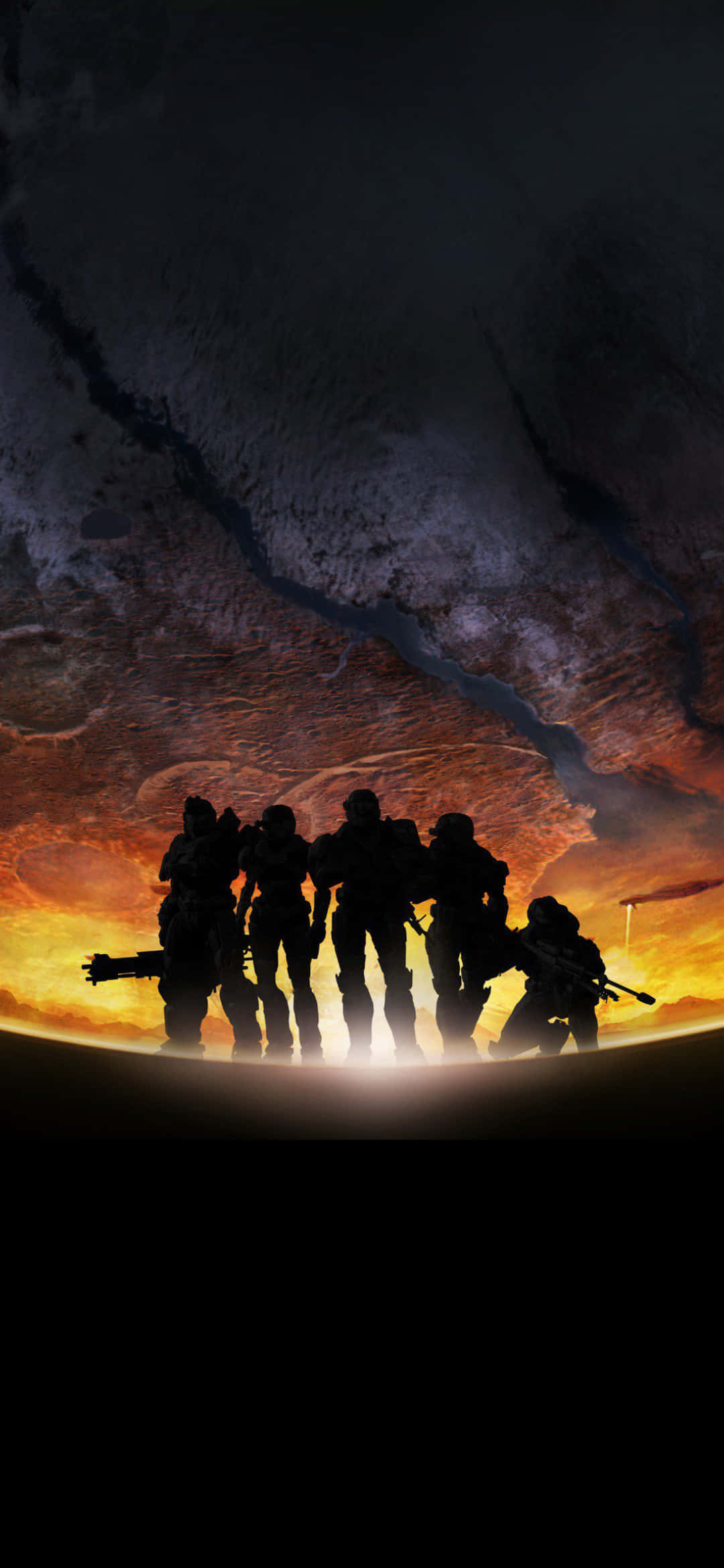 1080x2340 4K Joc Video Halo Reach Fundal