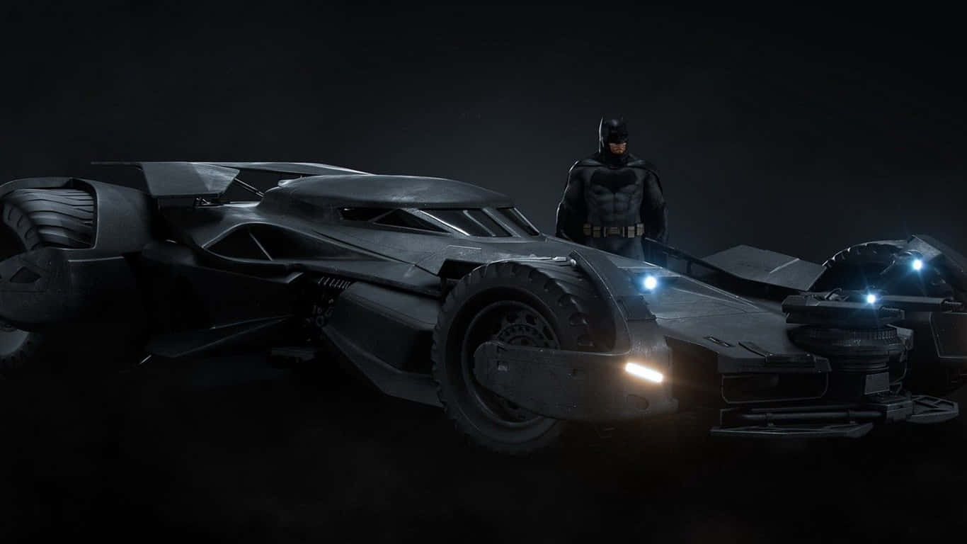 1366x768 Fundal Batmobile Batman Fundal