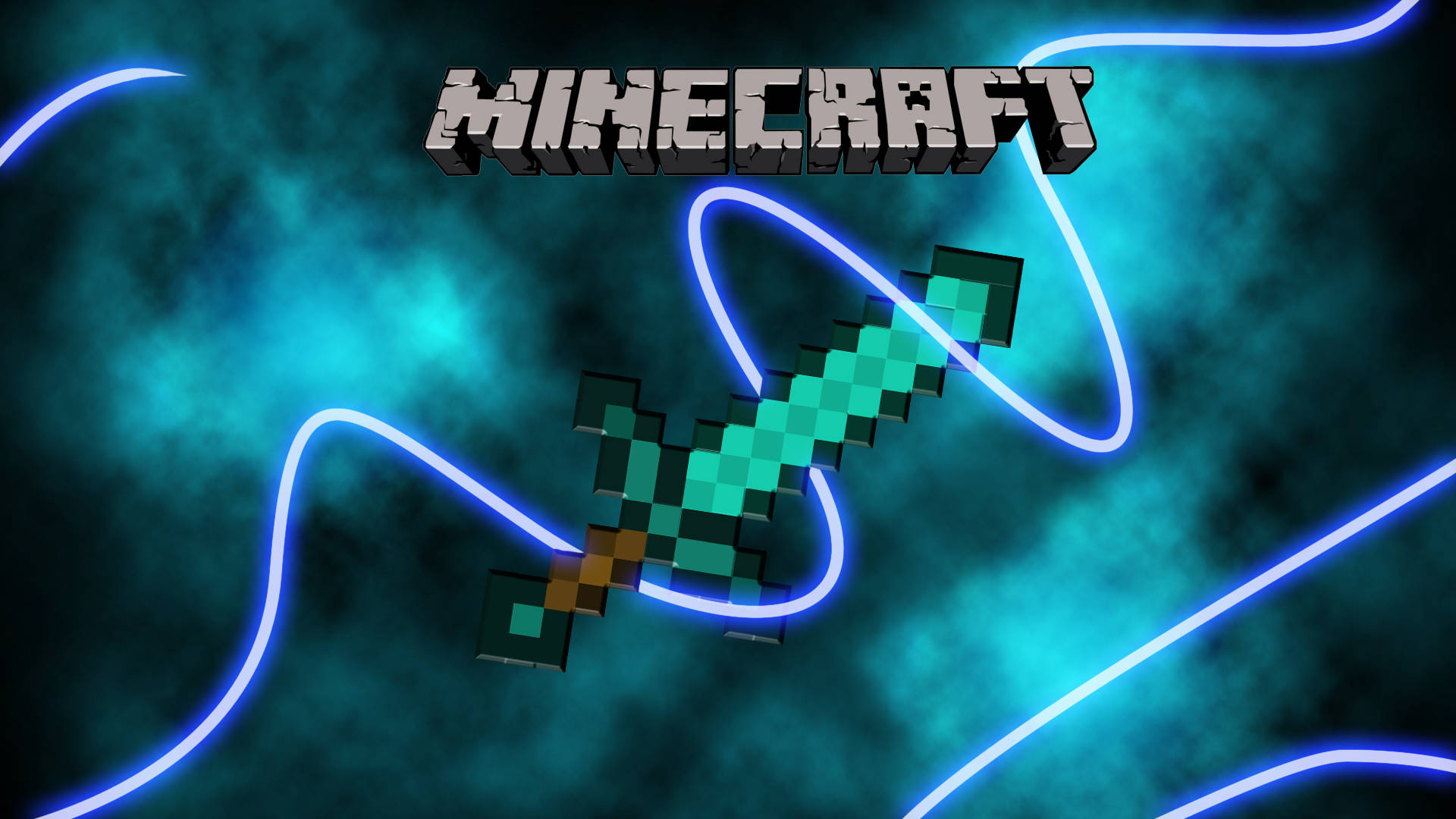 1920 X 1080 Gaming Minecraft Sabie Fundal