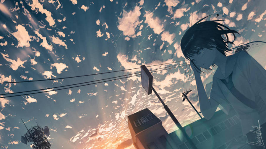 3D Anime O Mie de Vorbe 8K Fundal
