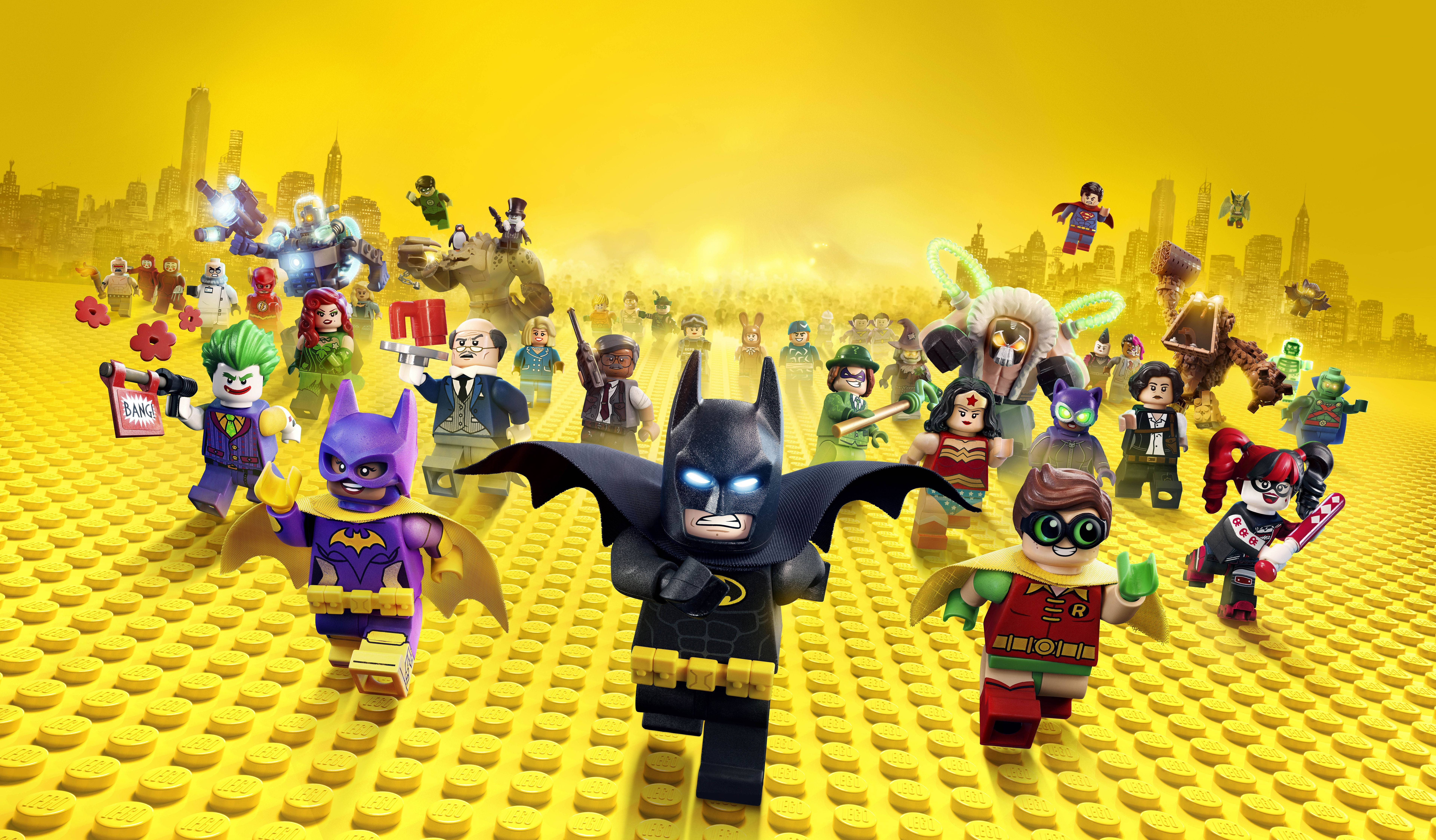 4K LEGO Batman și prietenii Fundal