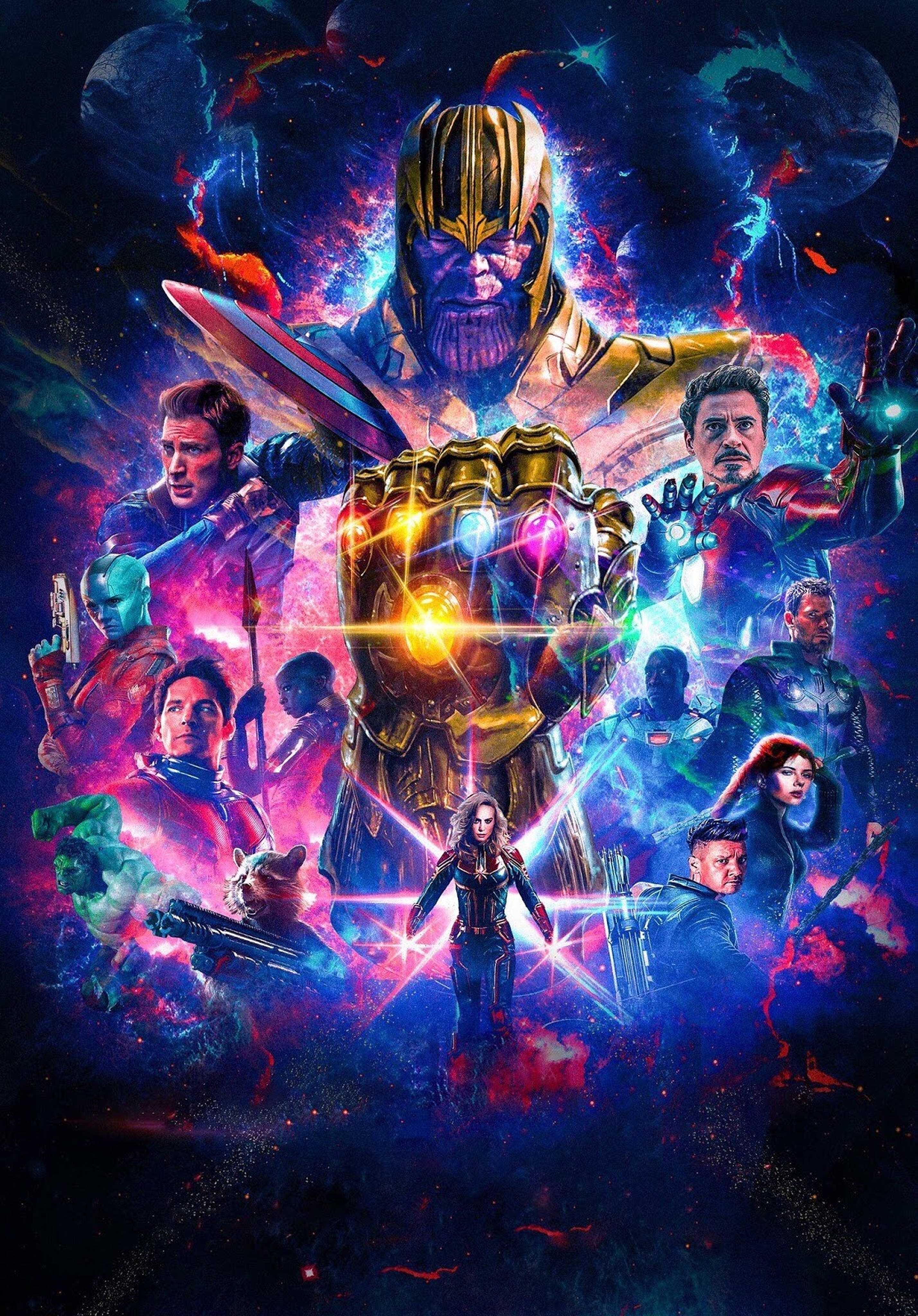 4K Mănușa Infinitului Marvel Fundal