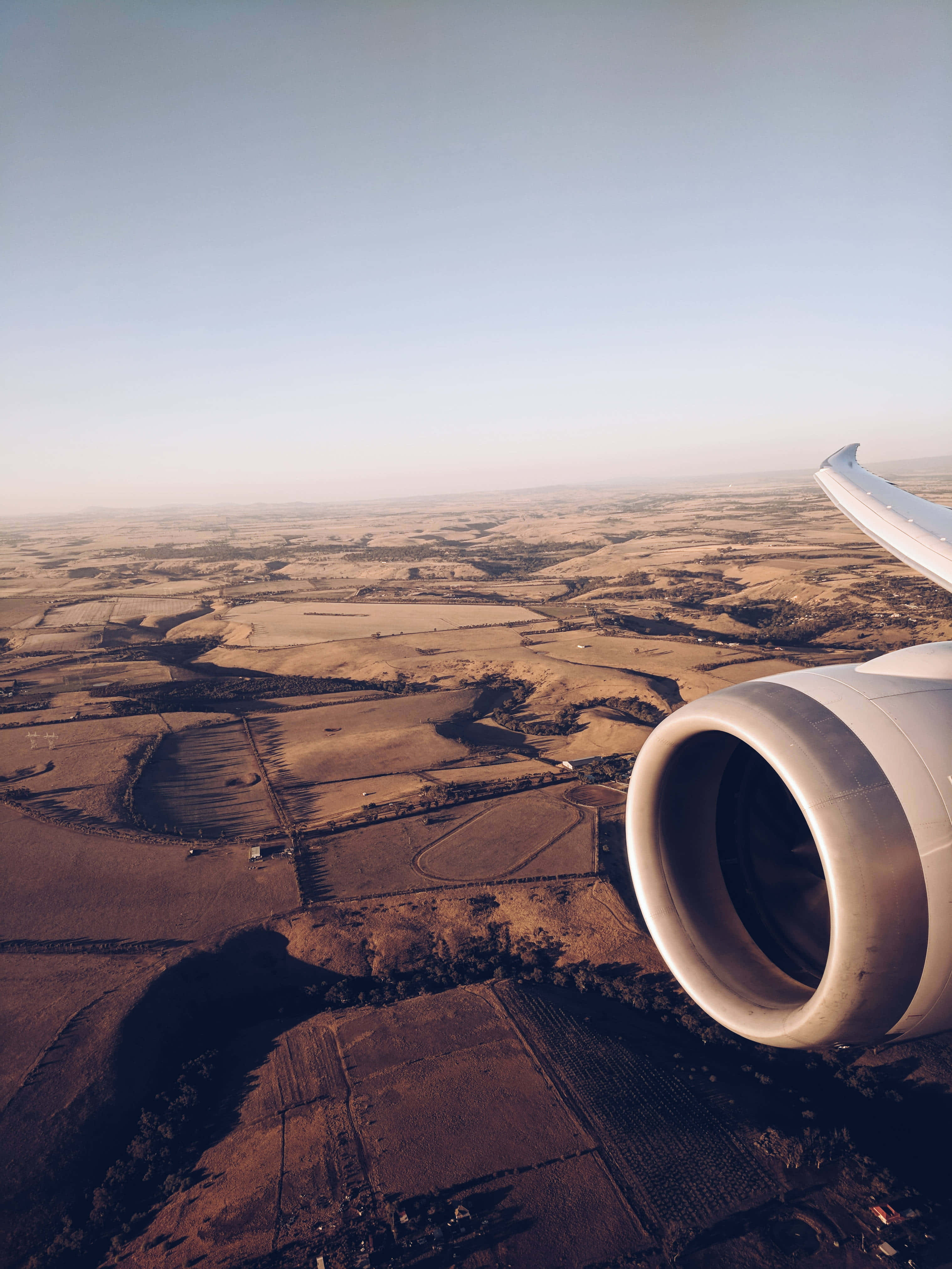 4K Microsoft Flight Simulator Fundal Vedere Din Fereastra Avionului Fundal