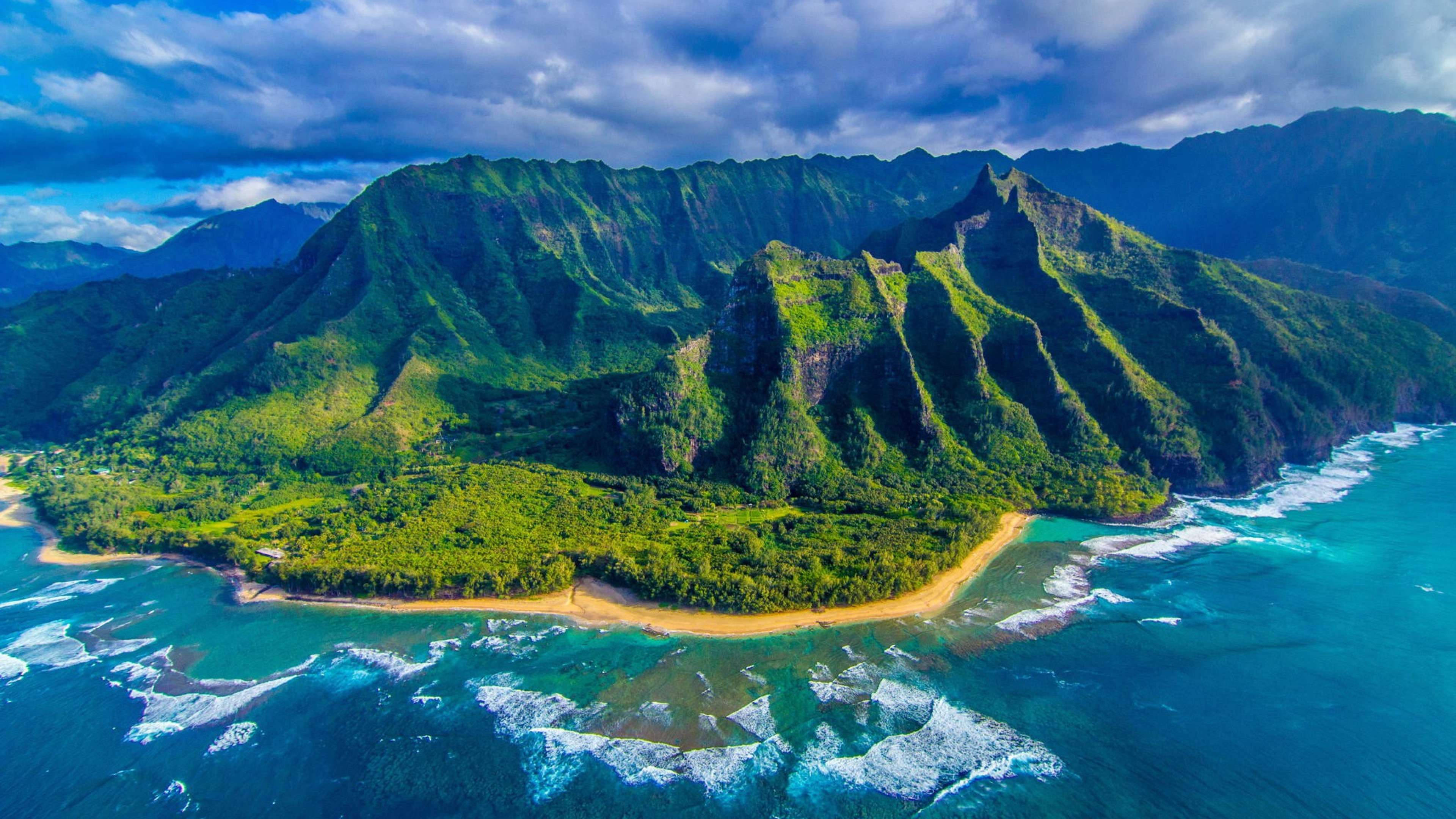 4K Natură Insula Hawaii Fundal
