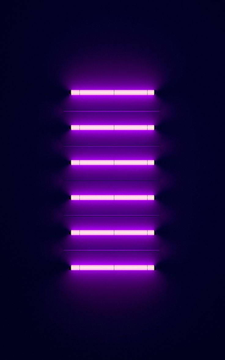 4K Neon iPhone Bari Luminoase Violet Fundal
