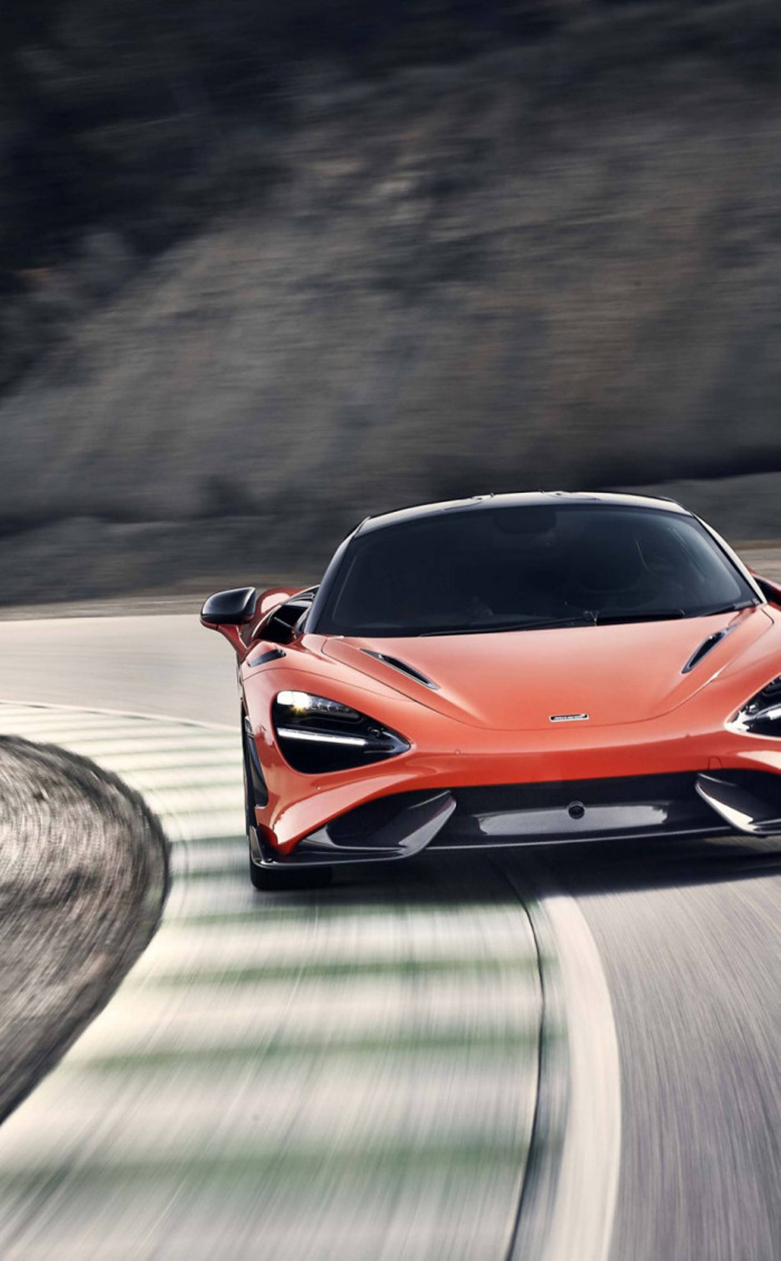 765 LT Roșu McLaren iPhone Fundal