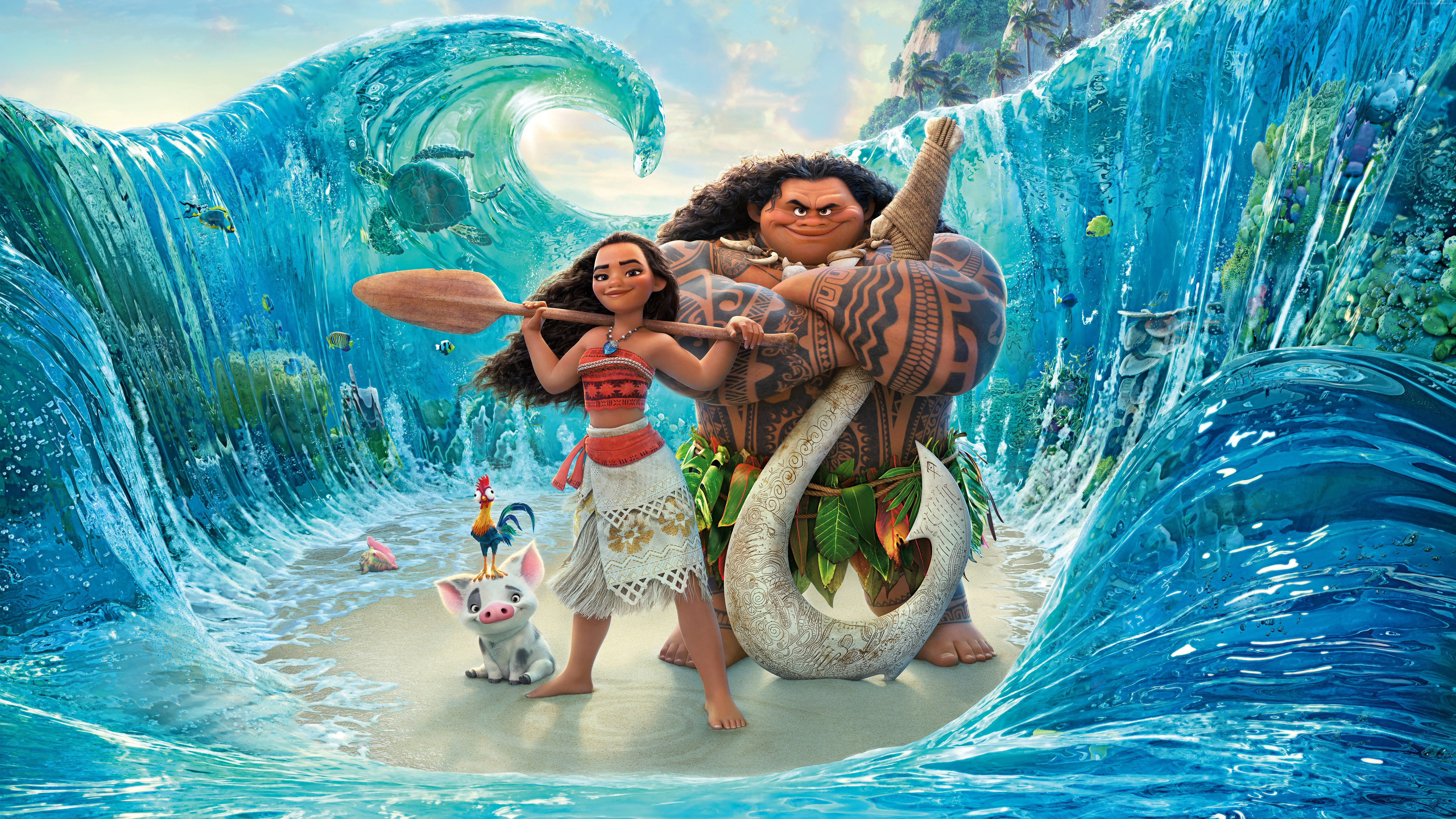 8K 7680x4320 Ultra HD Rezoluție Desktop Moana Fundal