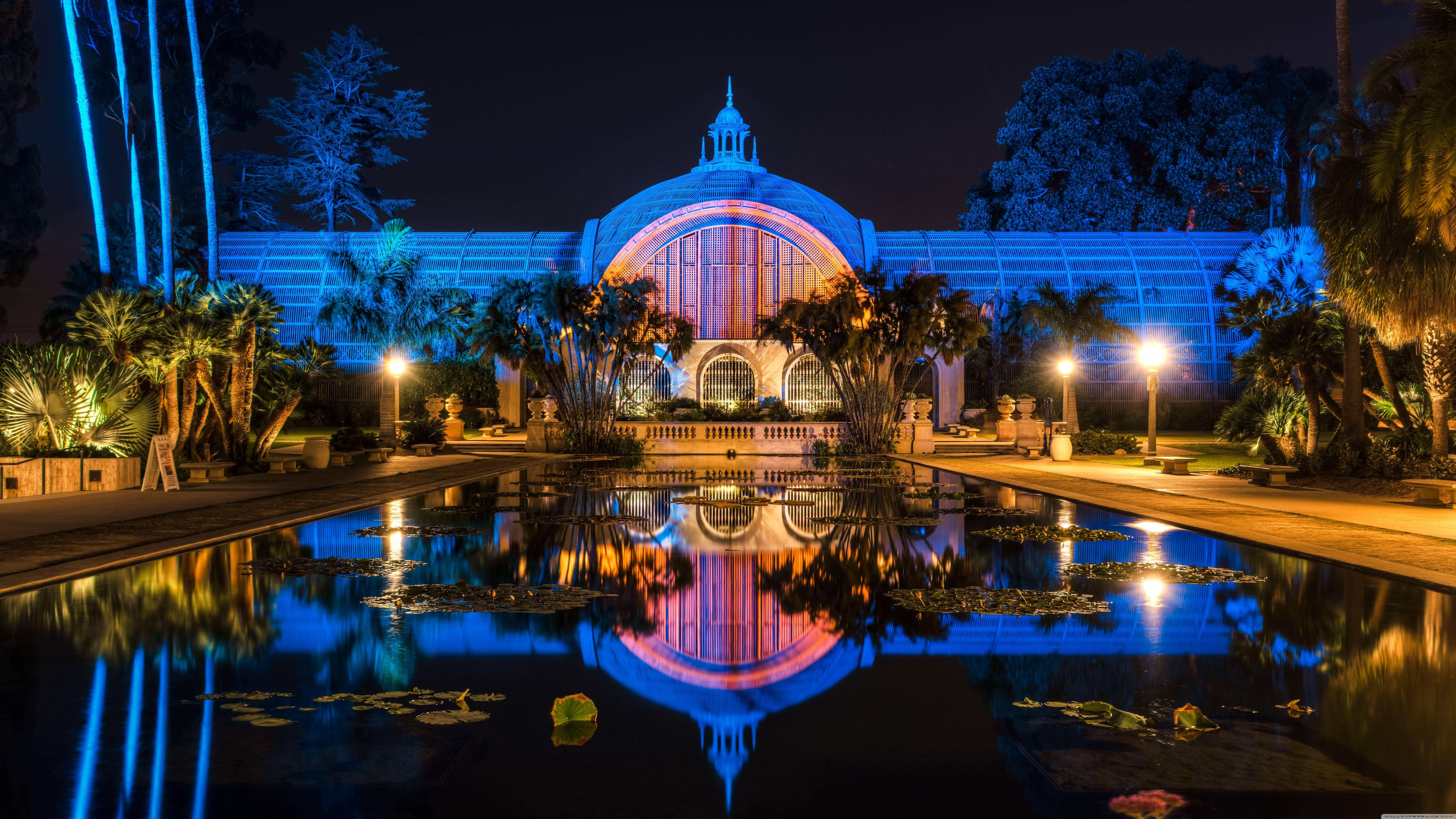 8K 7680x4320 Ultra HD Rezoluție Desktop Balboa Park Fundal