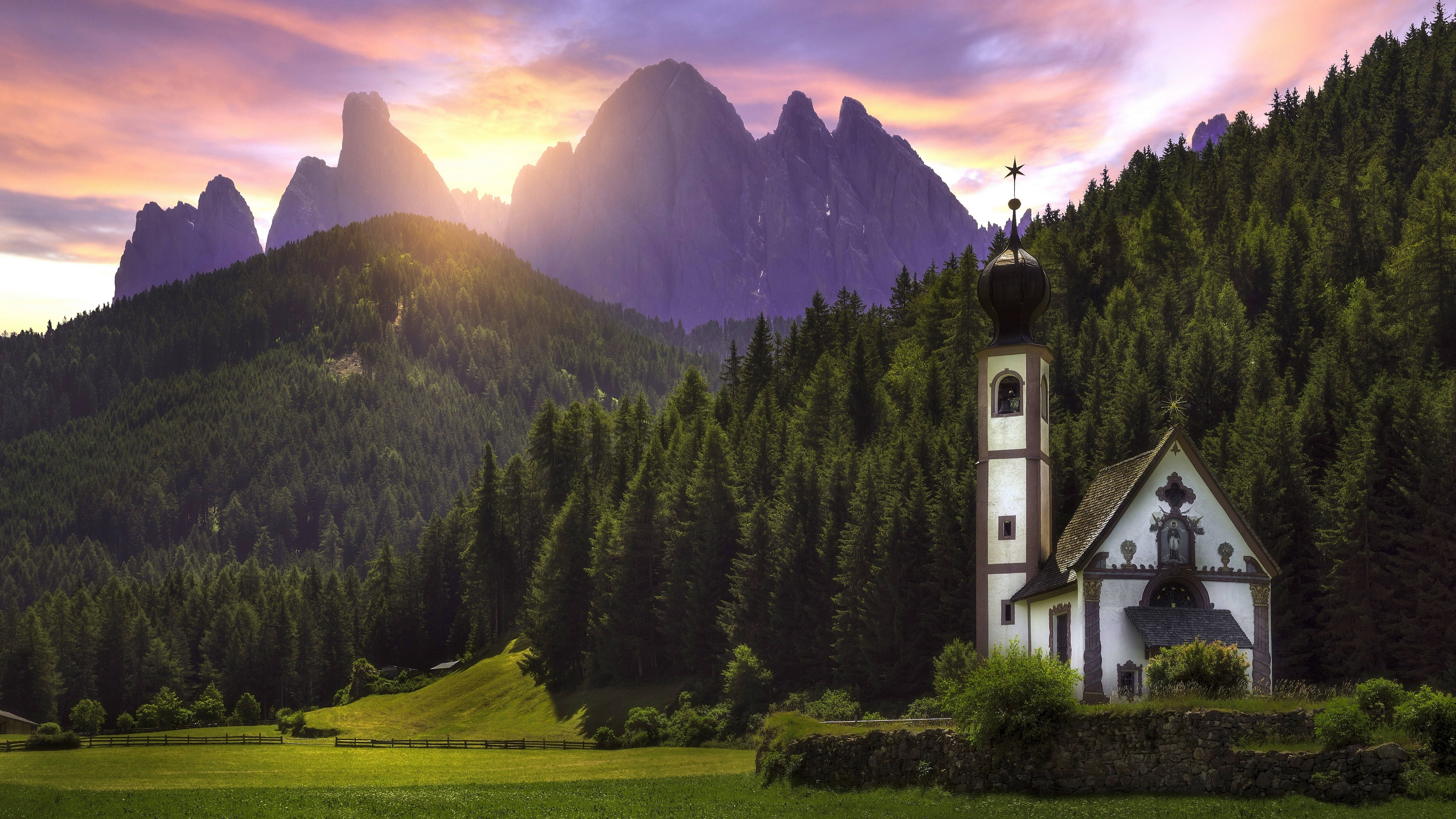 8K 7680x4320 Ultra HD Rezoluție Fundal Desktop Dolomiți Fundal