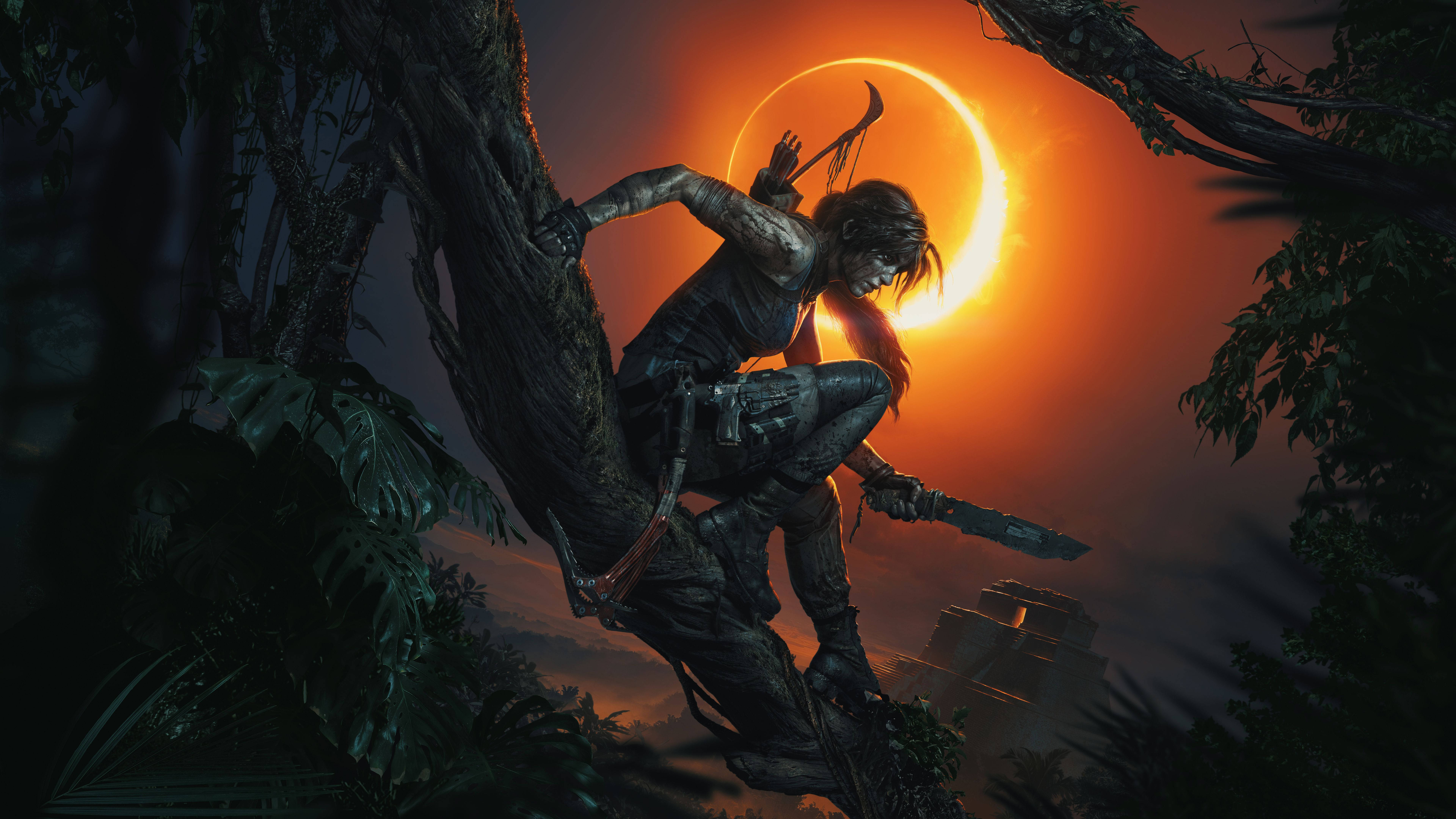 8K Tomb Raider Gaming Fundal