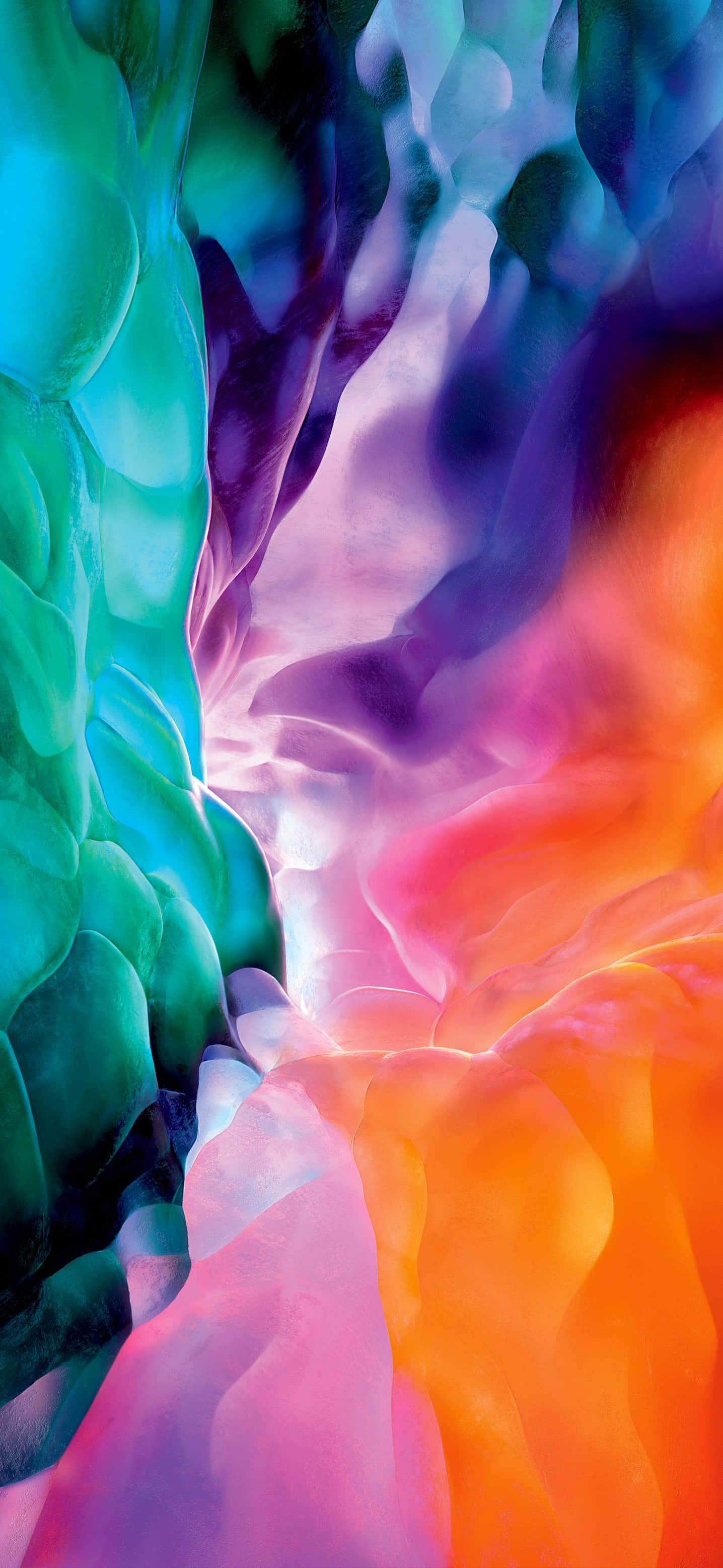 o pictură abstractă colorată a unei cascade Fundal