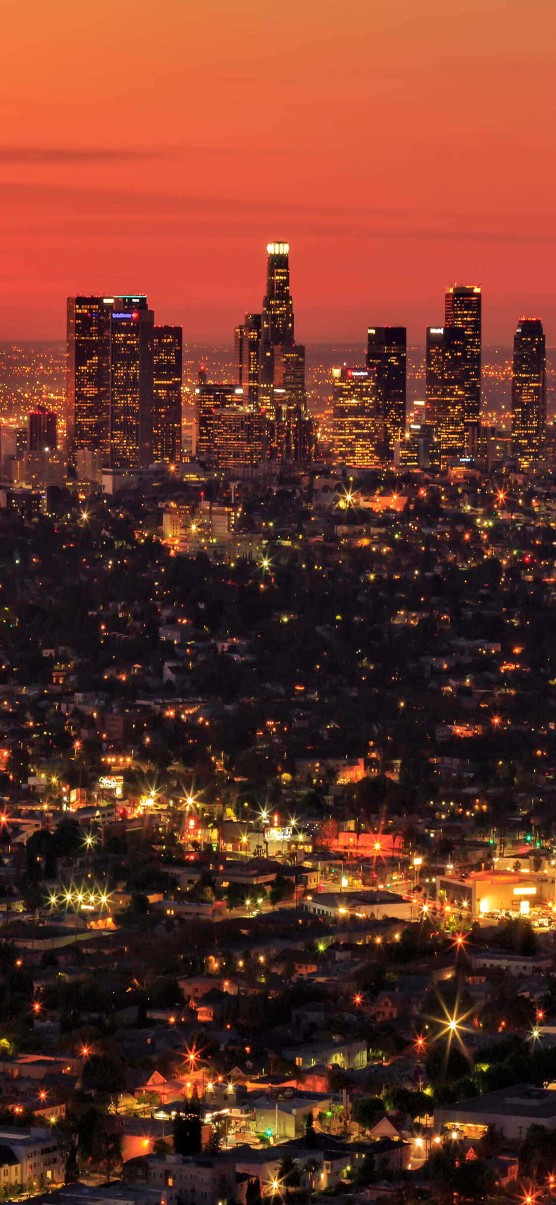 Absorbind căldura Californiei cu iPhone X Fundal