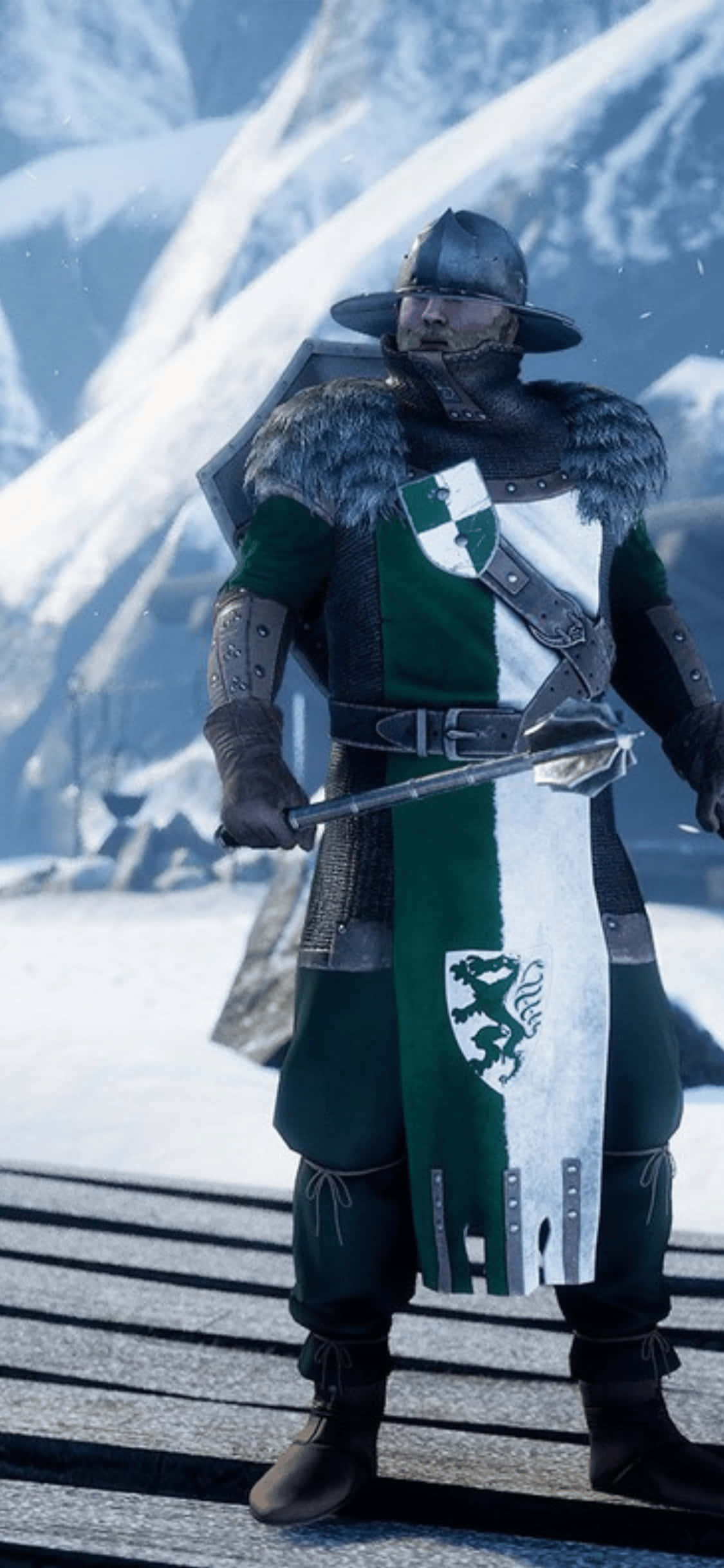 Absorbit în Era Mordhau - Un Fundal iPhone XS Fundal