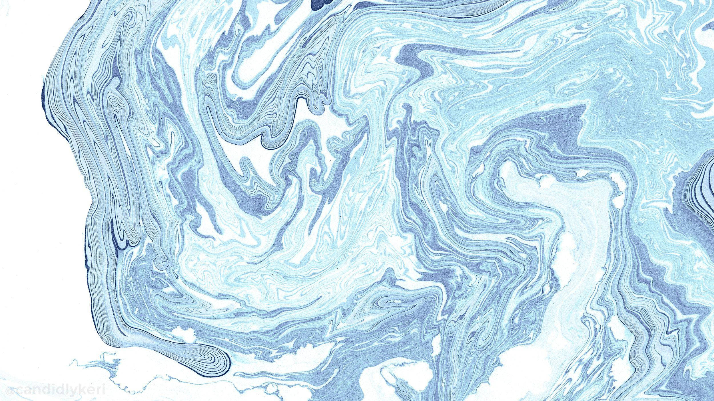 Abstract albastru cu apă pentru MacBook Fundal