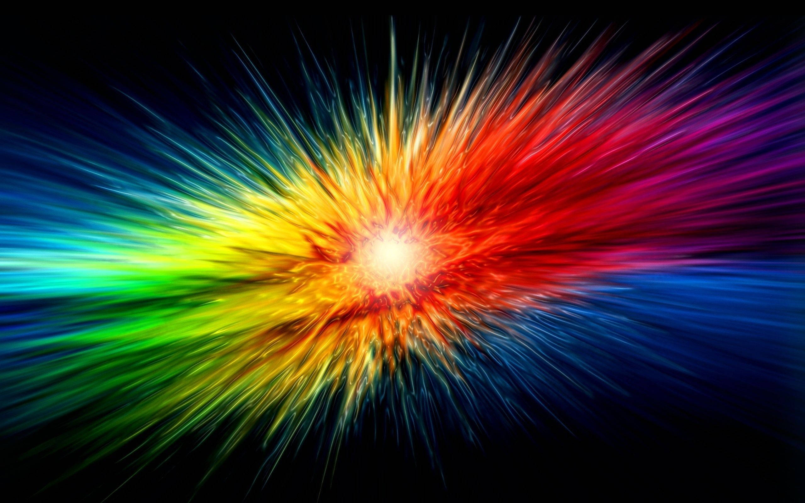Abstract curcubeu în mișcare 4K pe negru Fundal