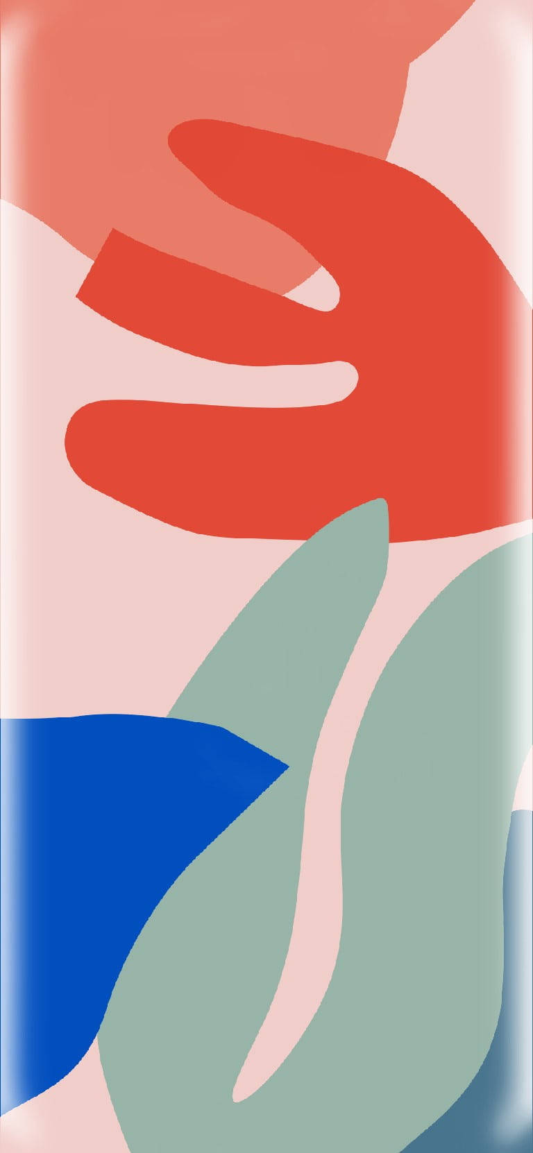 Abstract Grafică Plantă Google Pixel 4 Fundal
