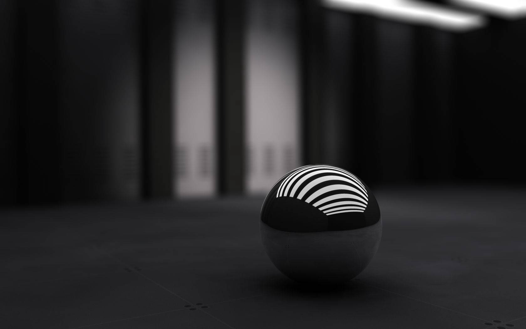 Această sferă 3D alb-negru arată ca o reprezentare 3D a unui prinzător de vise. Fundal