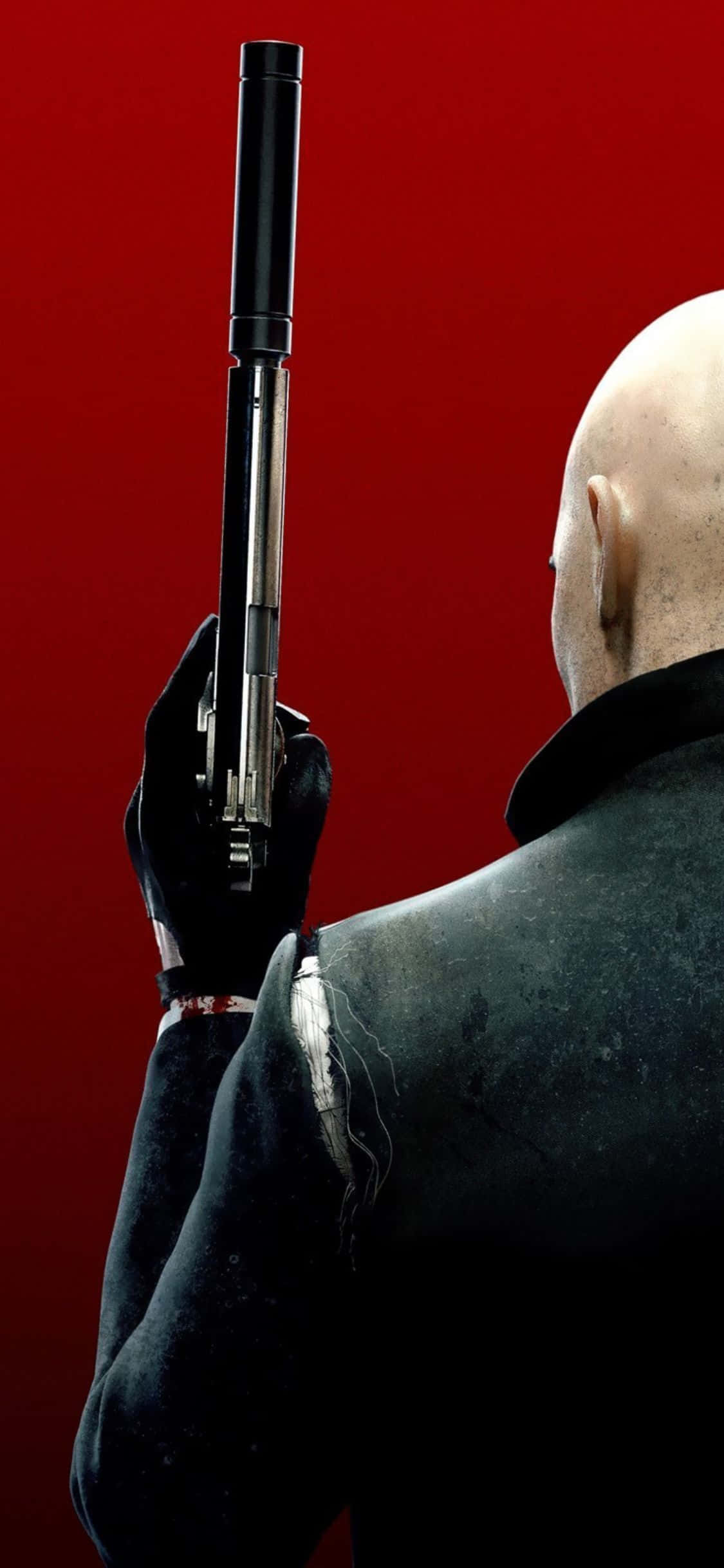 „Adaptă-ți Absolution cu Hitman pe iPhone X” Fundal