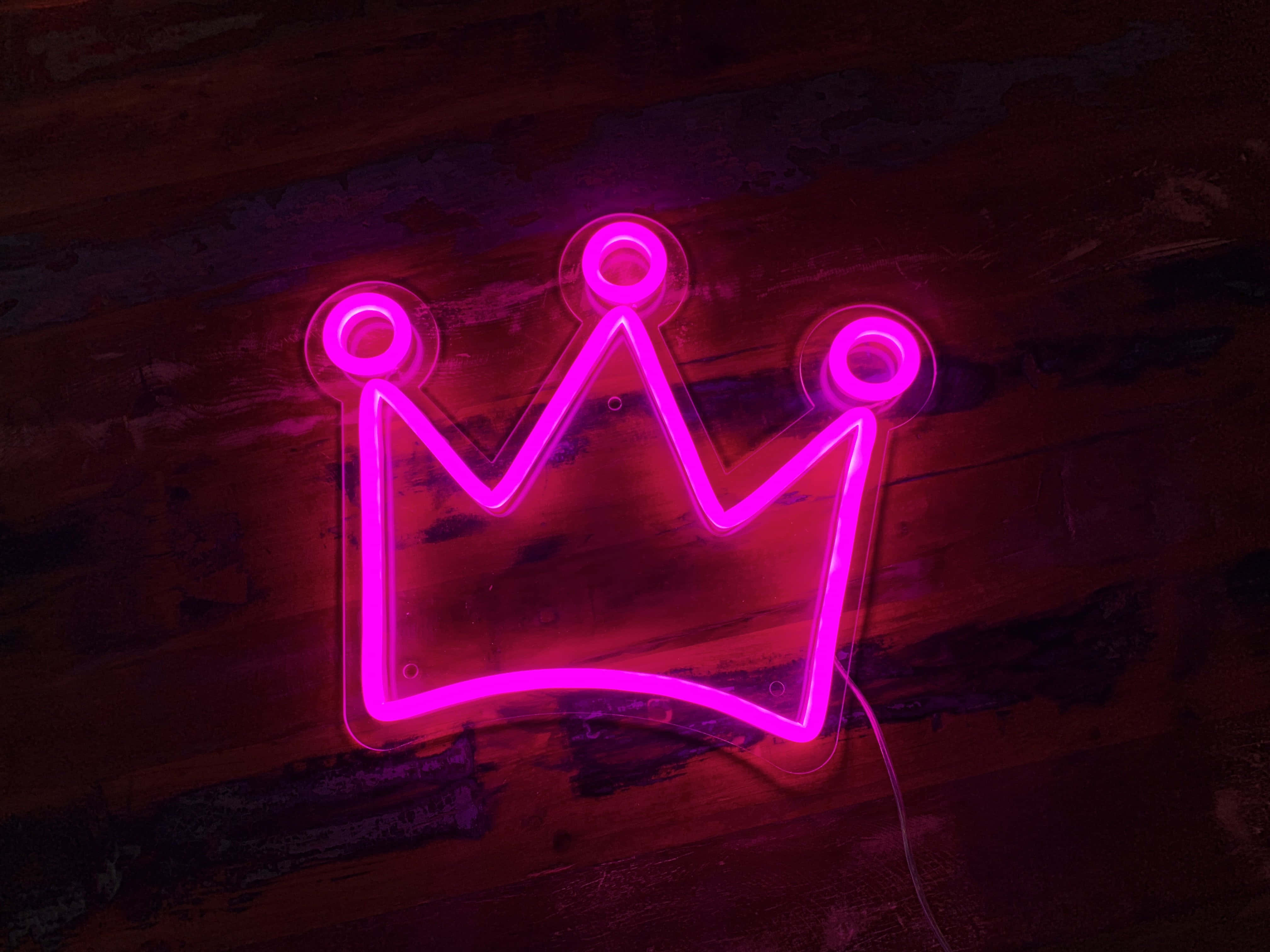 "Adaugă o notă de roz în viața ta cu estetica neon roz!" Fundal
