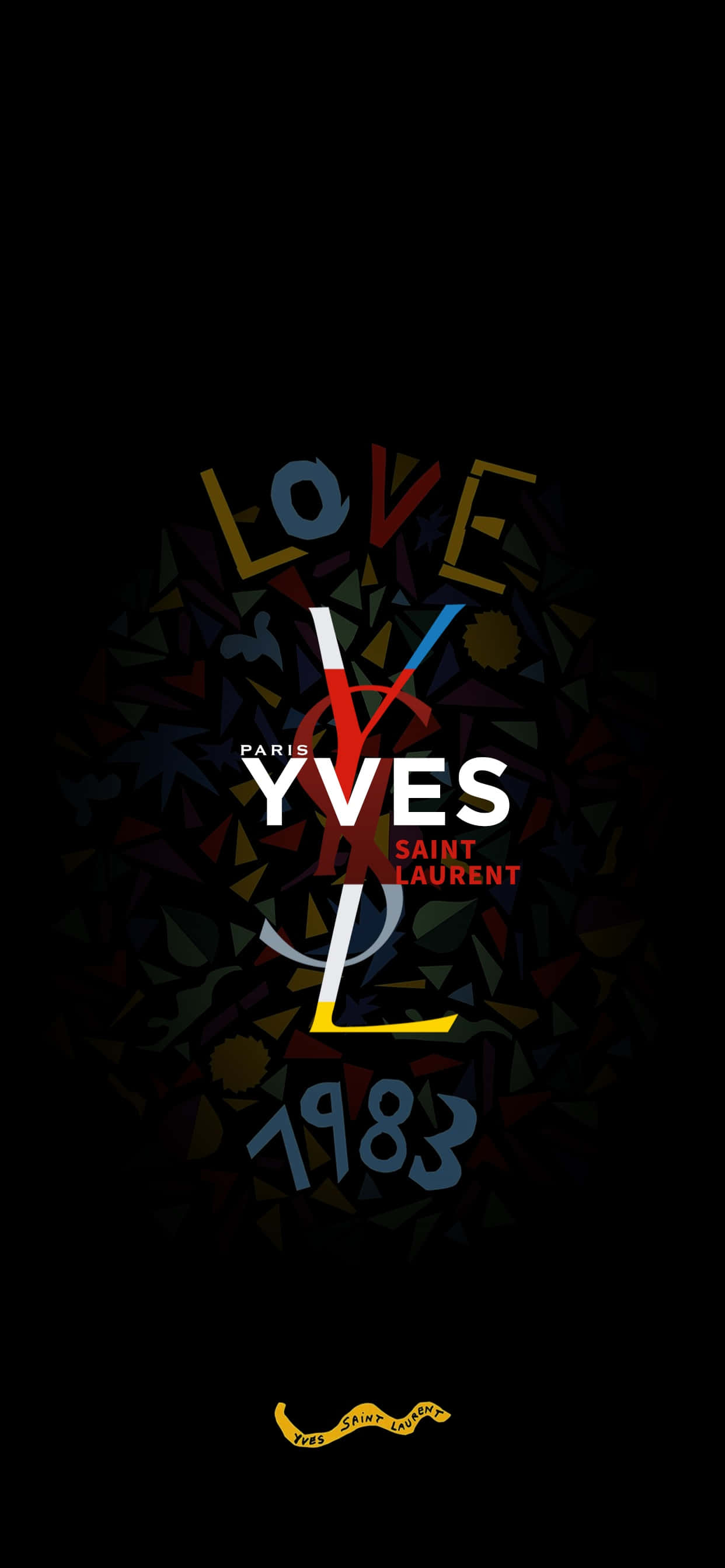Admiră Atrăcția Yves Saint Laurent, Iconica Casă de Modă. Fundal