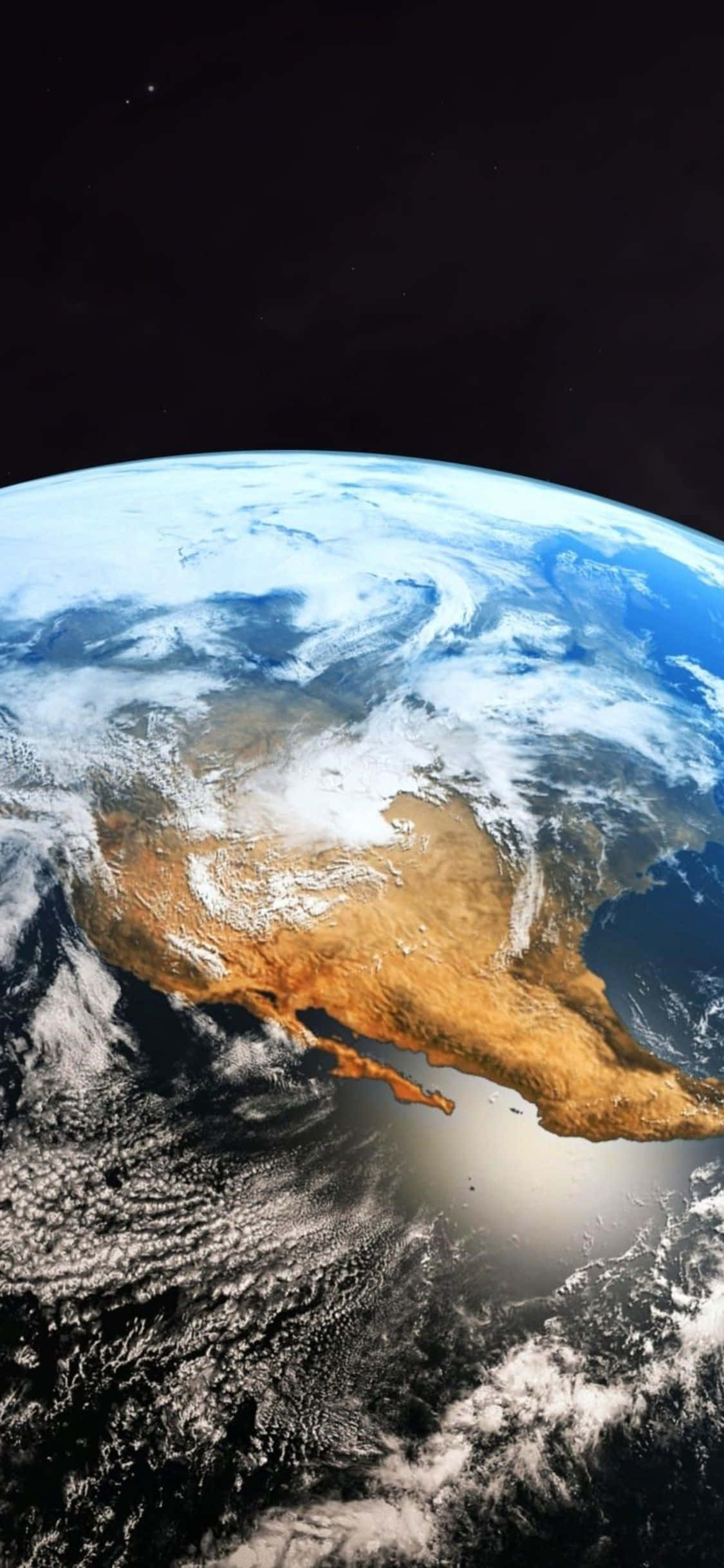 Admira frumusețea planetei noastre din palma mâinii tale. Fundal