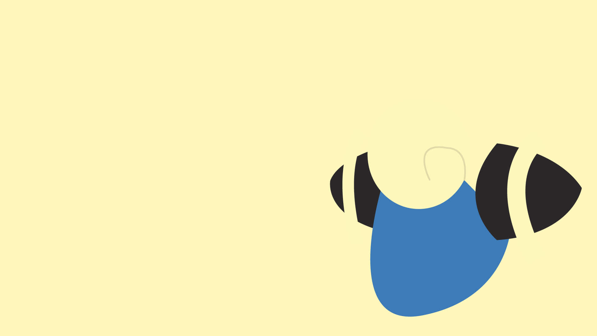 Adorabilă artă vectorială cu Mareep fără față, în culori vii Fundal