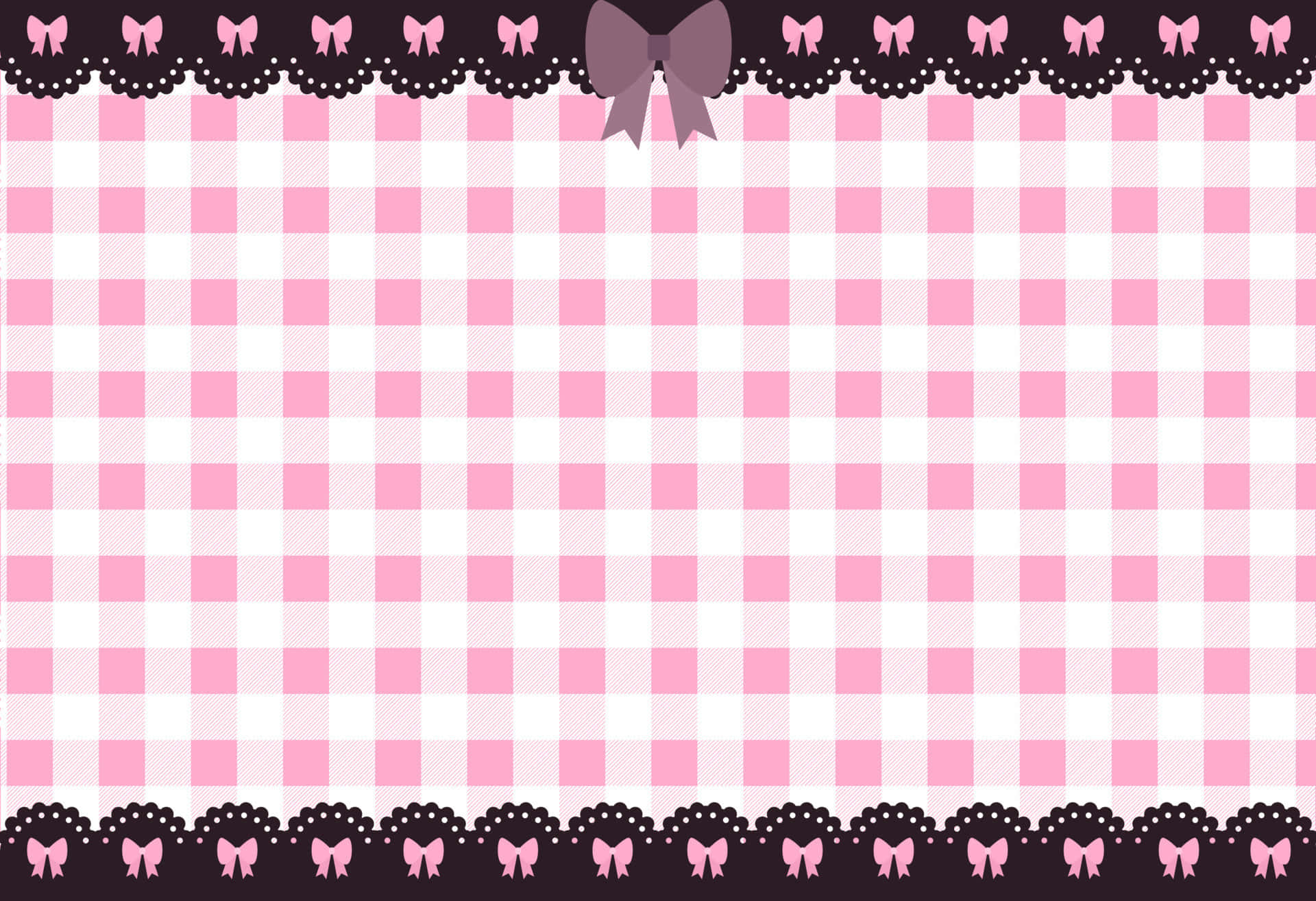 Adorabile foci kawaii roz decorează un wallpaper luminos! Fundal