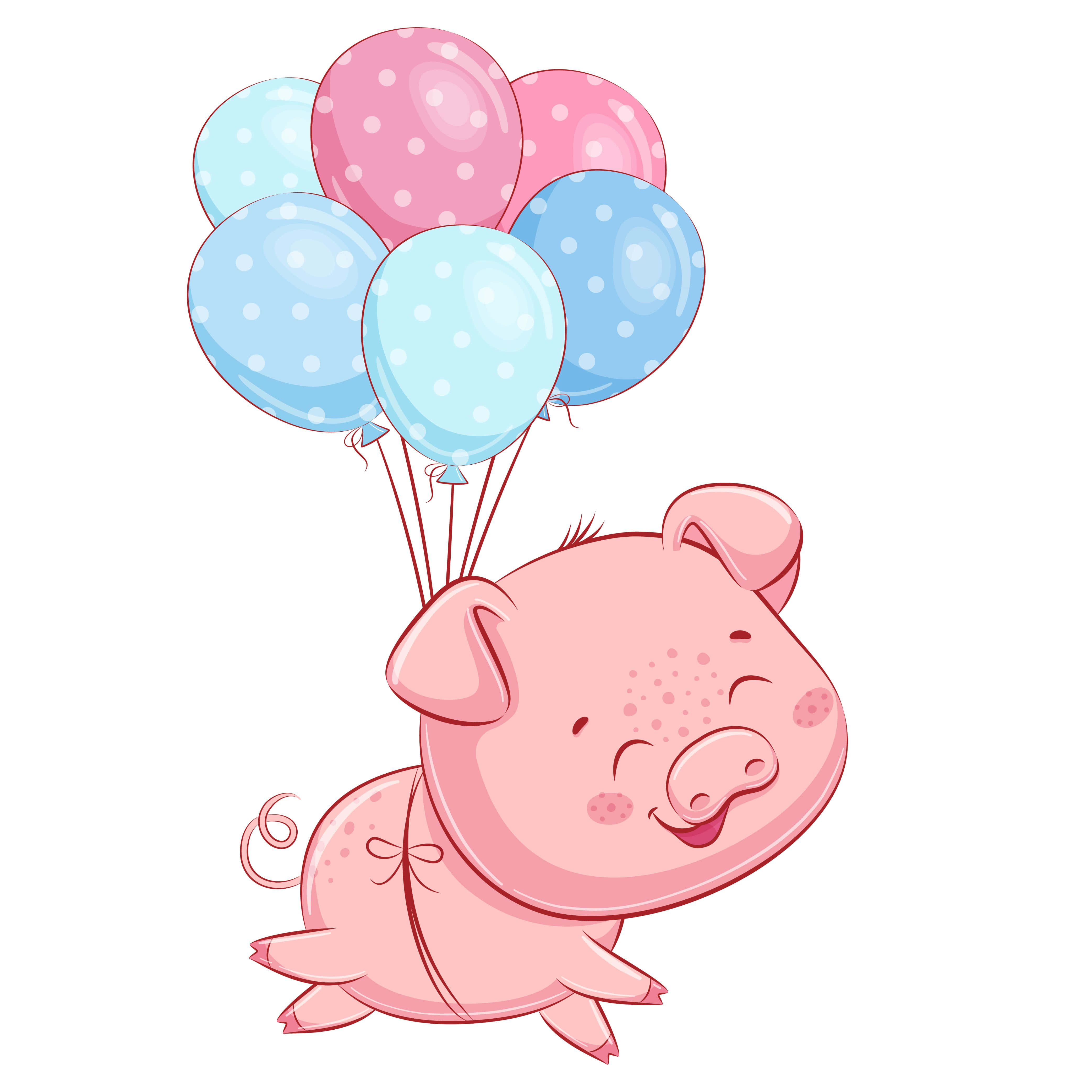 "Adorabilul Piggy Wiggy este gata pentru multă iubire și îmbrățișări!" Fundal