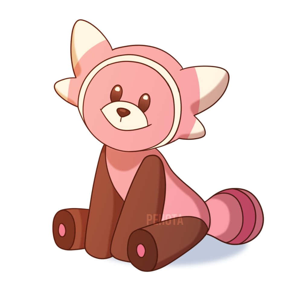 Adorable Stufful pe fundal alb Fundal