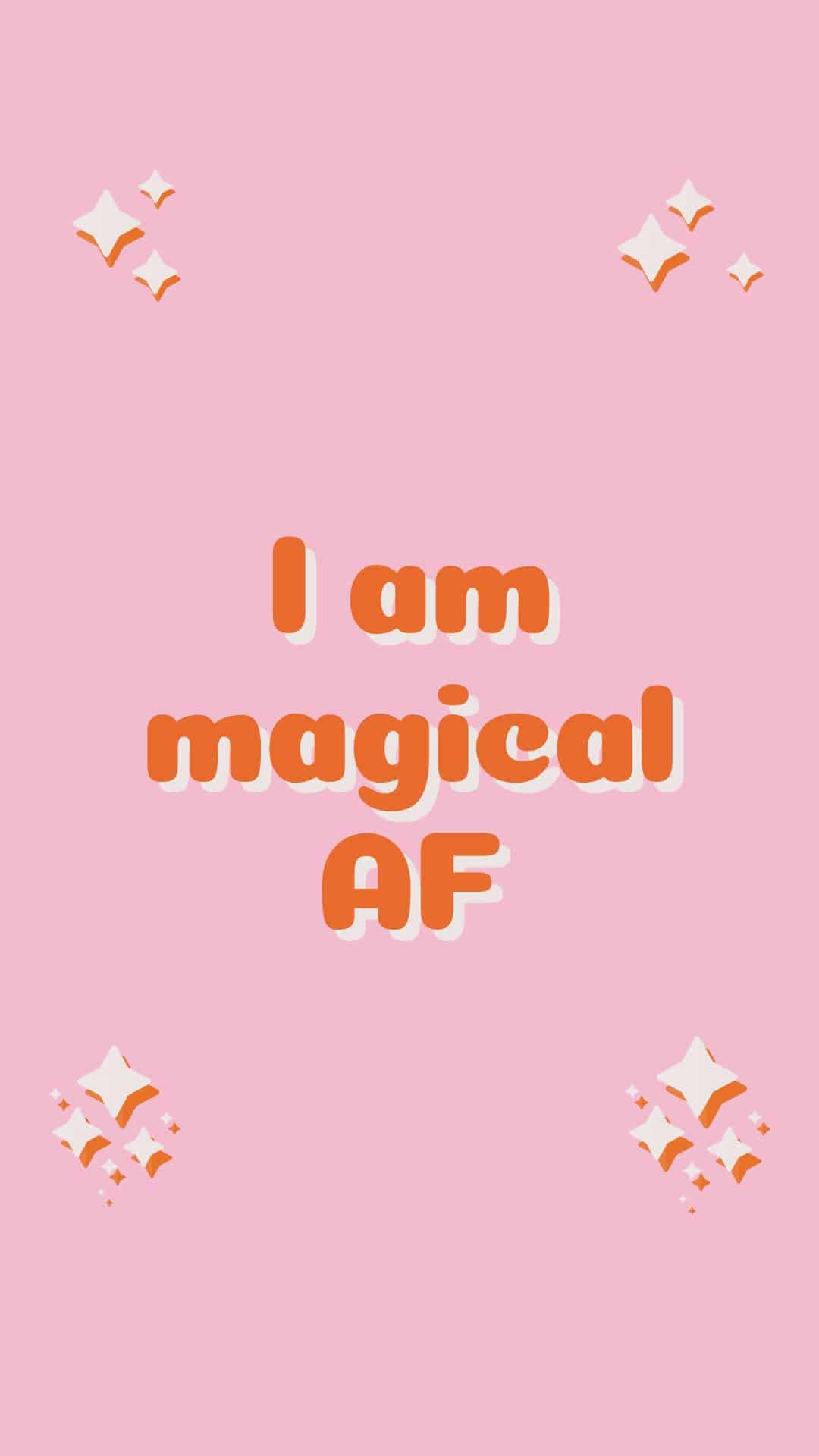 Afirmație Magică Fundal