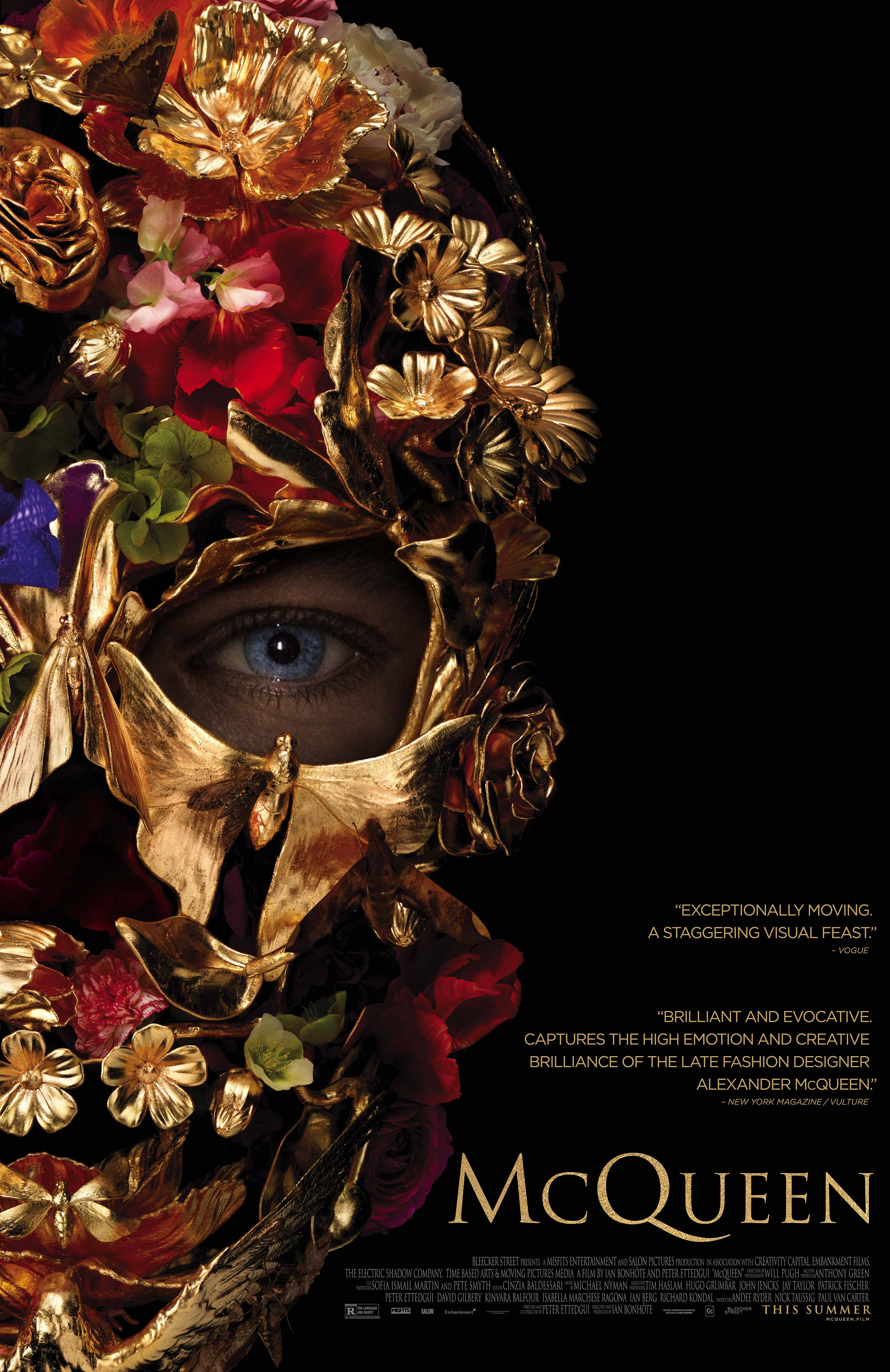 Afis Film Alexander McQueen Modă Fundal