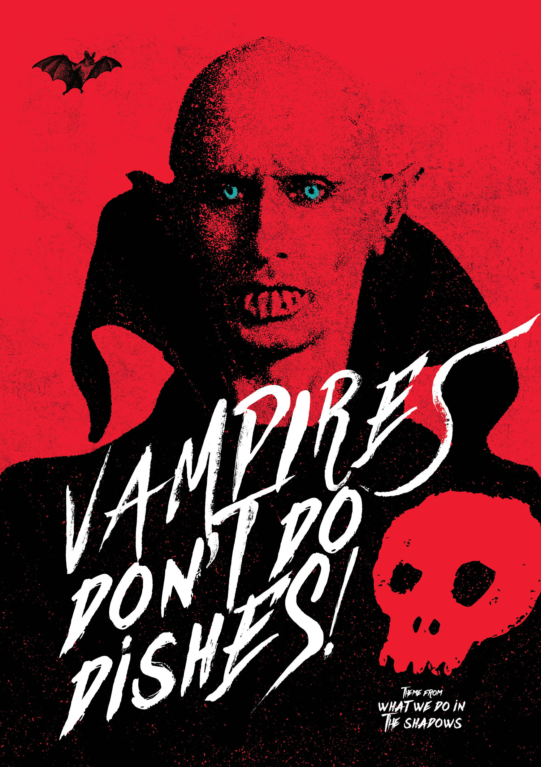 Afișul Intrigant al Serialului TV „What We Do In The Shadows” Fundal