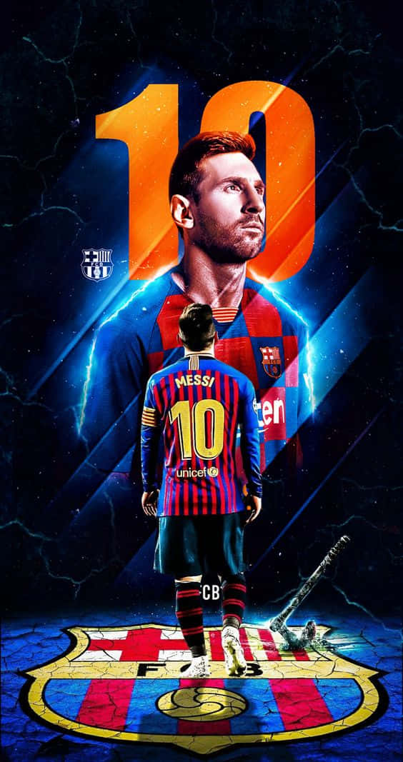 AI încredere într-un singur telefon legendar - Messi iPhone Fundal