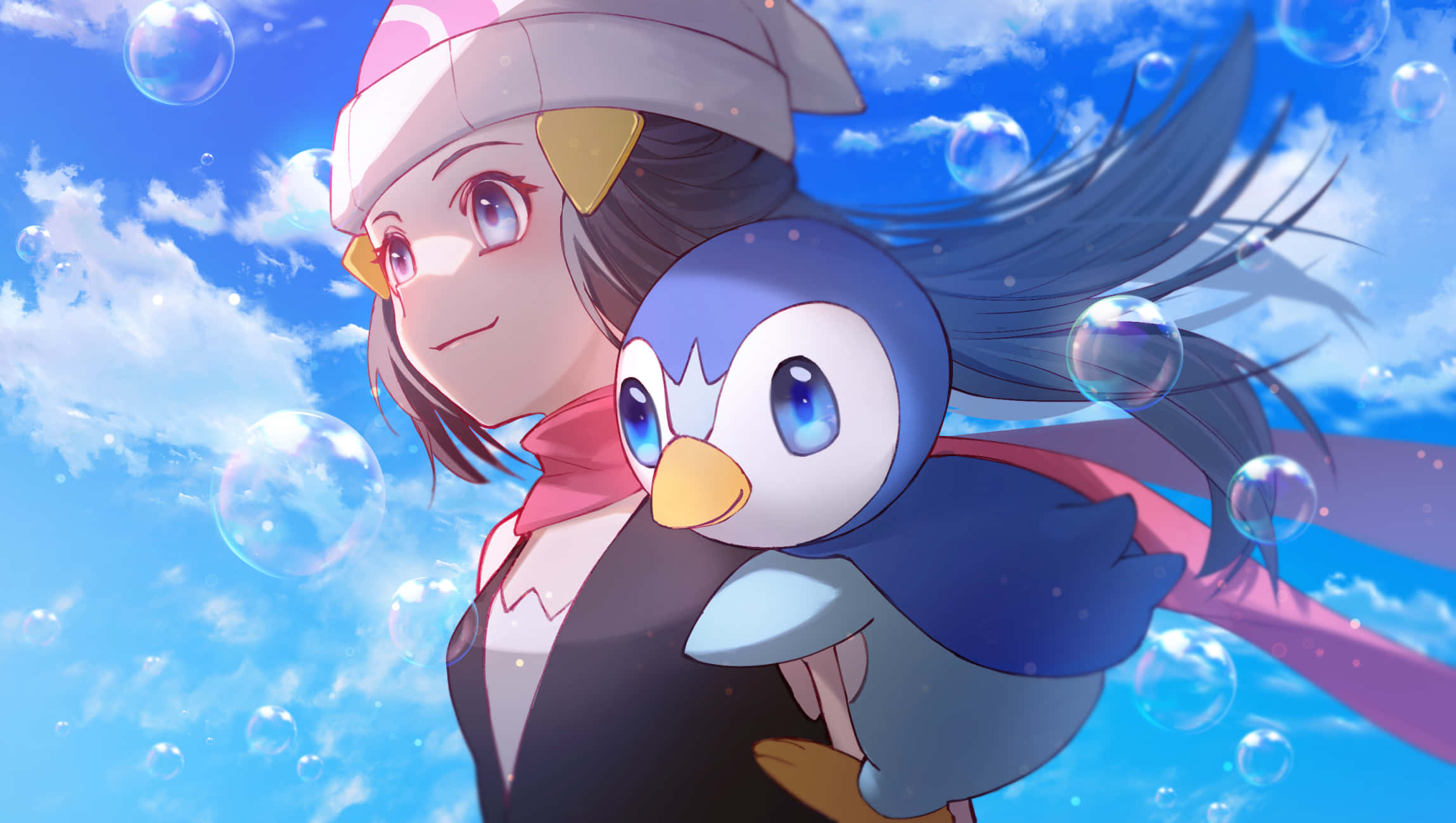 Akari Pokemon Pfp emoționant Fundal