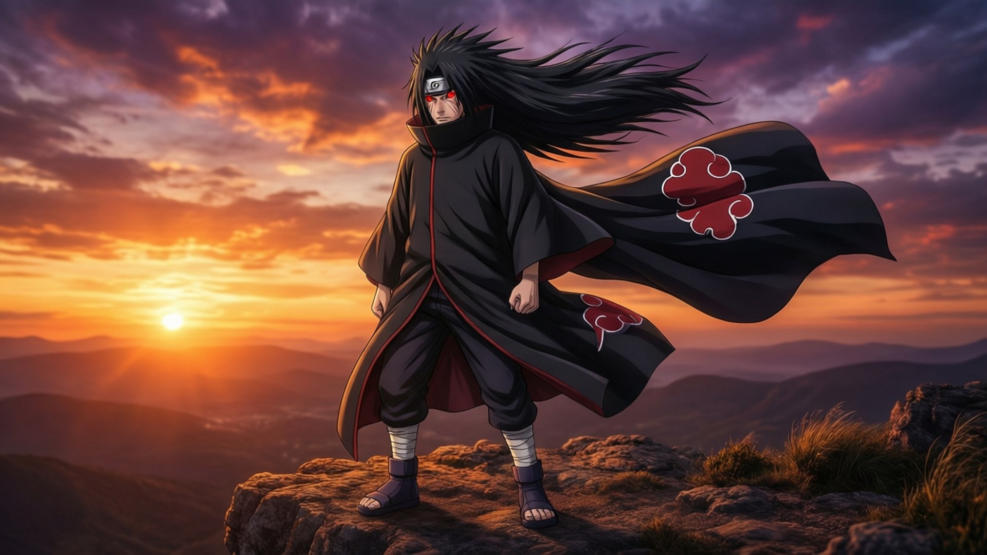 Akatsuki la amurg Fundal