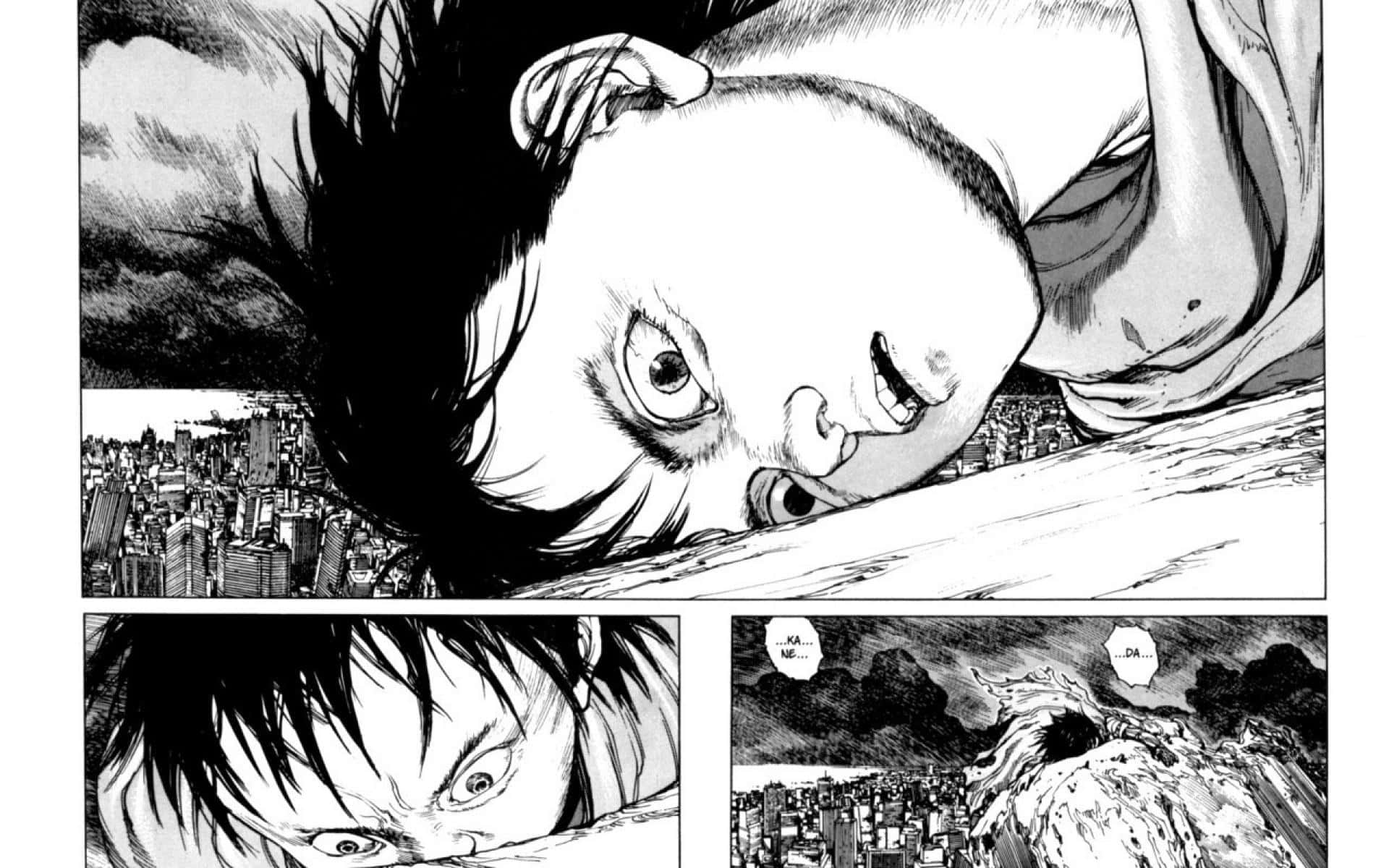 Akira Fundal Panou Manga Fundal