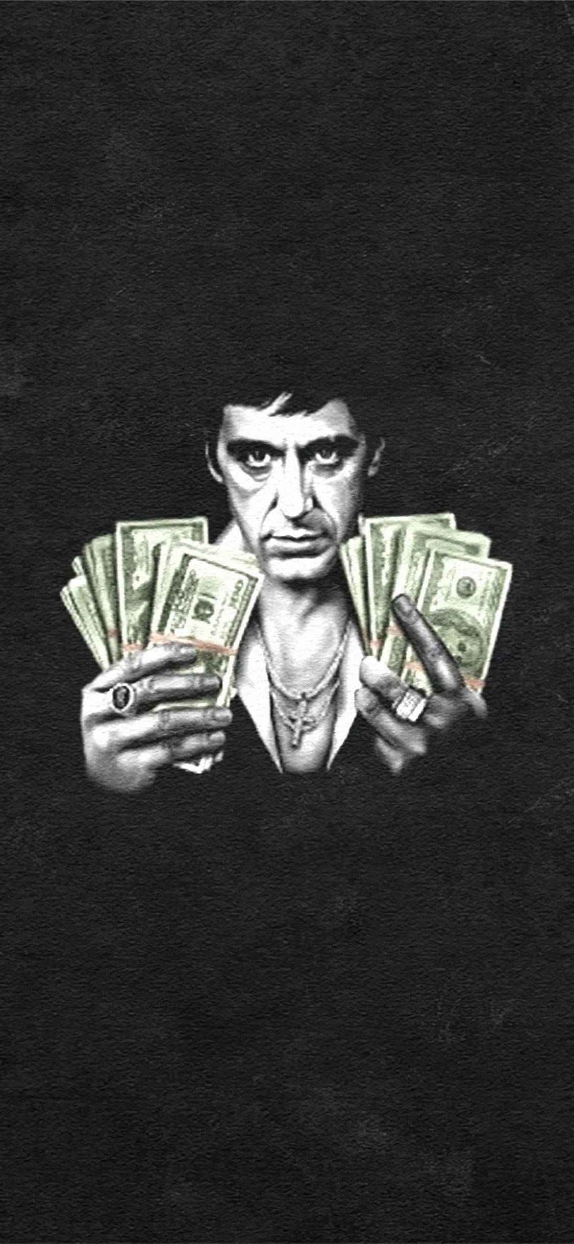 Al Pacino Scarface teancul de bani Fundal