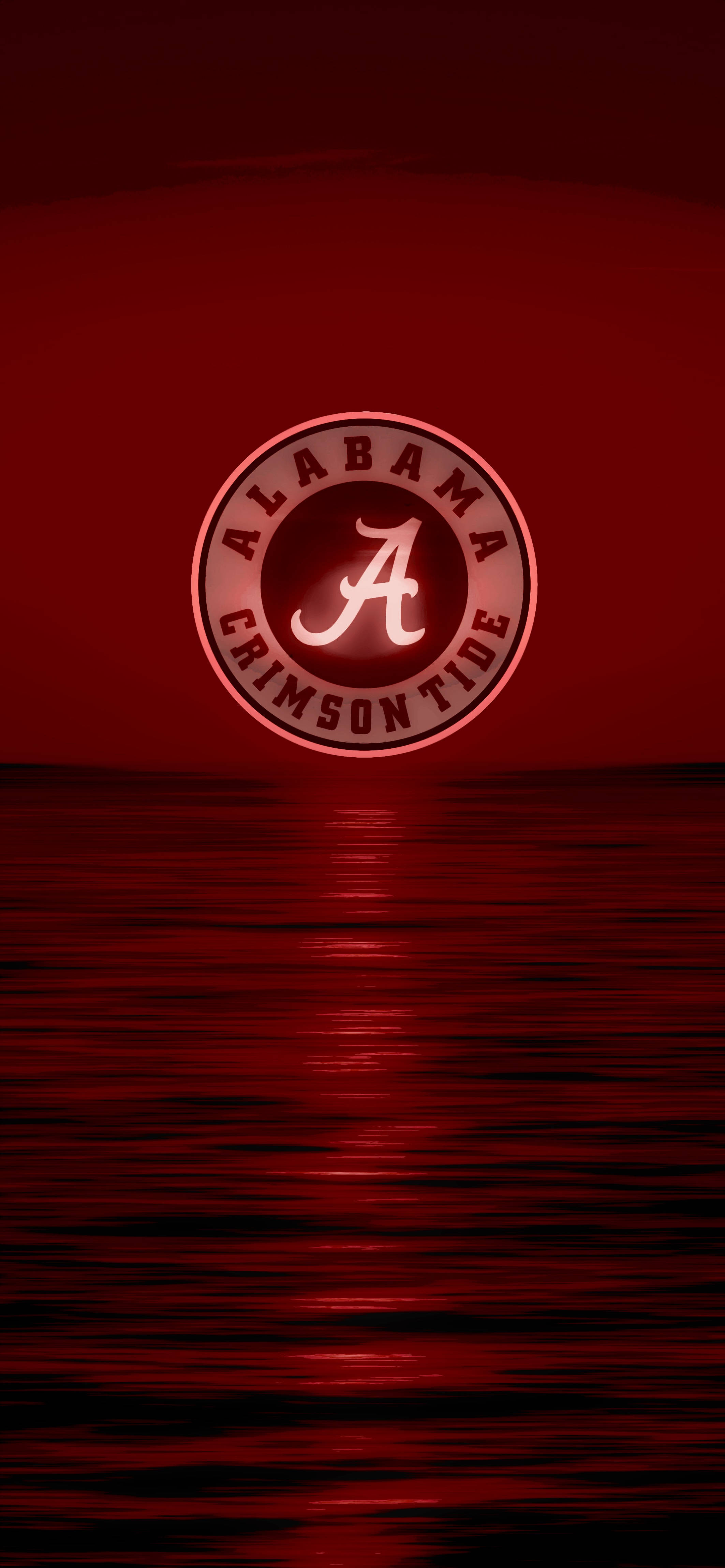Alabama Crimson Tide Apus Întunecat Fundal