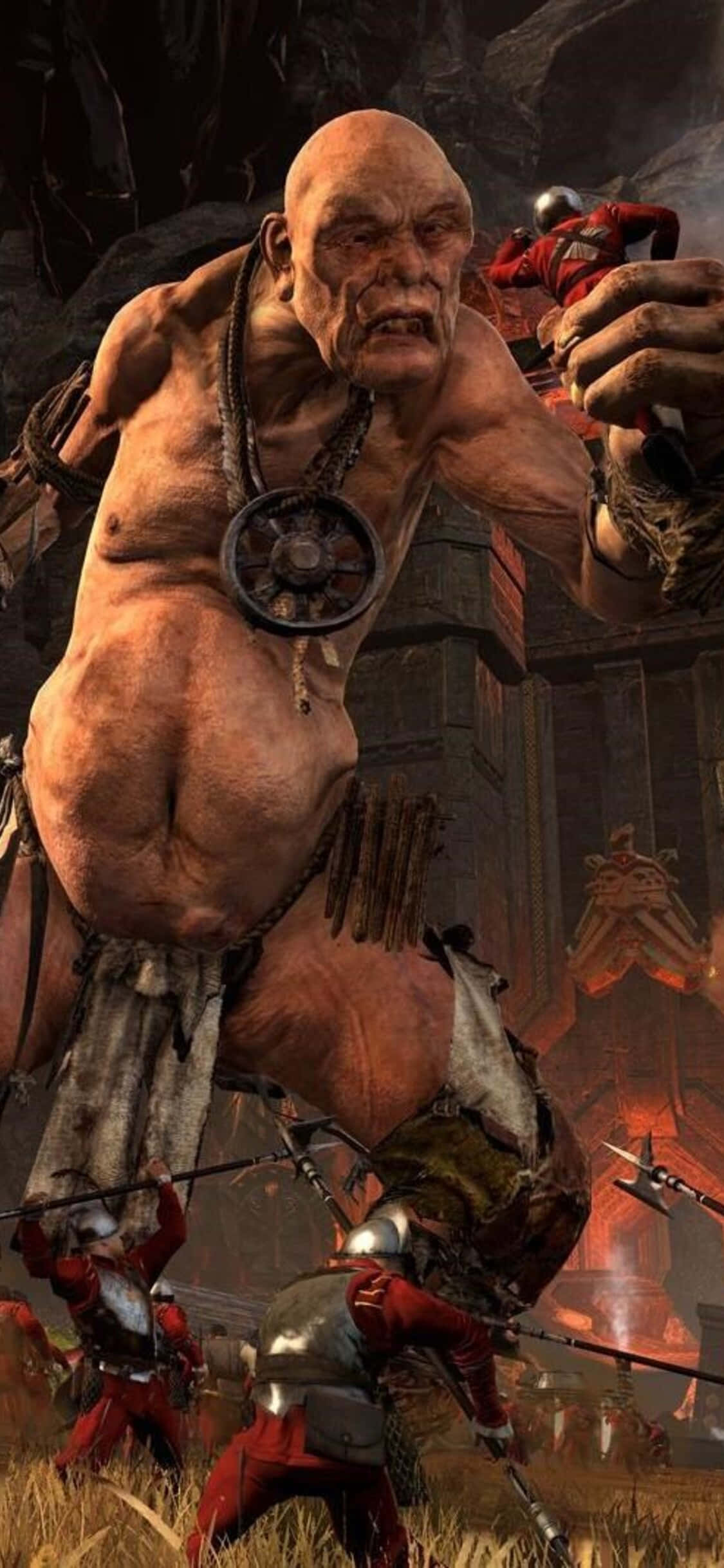 Alătură-te bătăliilor masive din Total War cu iPhone X Fundal