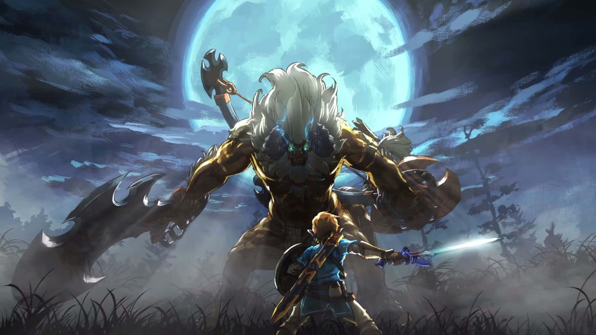 Alătură-te lui Link într-o călătorie epică cu Legend Of Zelda. Fundal