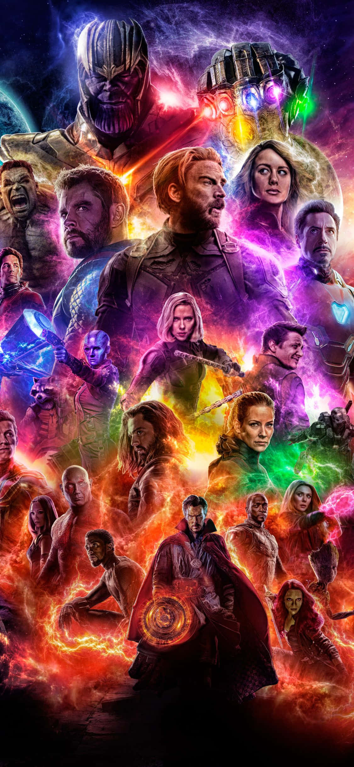 Alătură-ți călătoria Marvel's Avengers cu noul iPhone Xs de la Apple Fundal