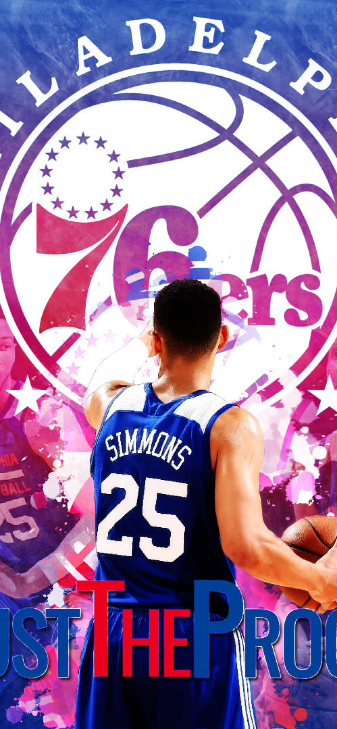 Alăturează-te celor de la Sixers cu un iPhone! Fundal