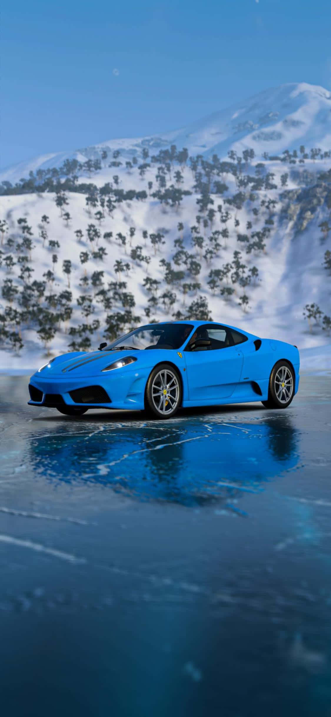 Aleargă prin Horizon pe iPhone XS Fundal