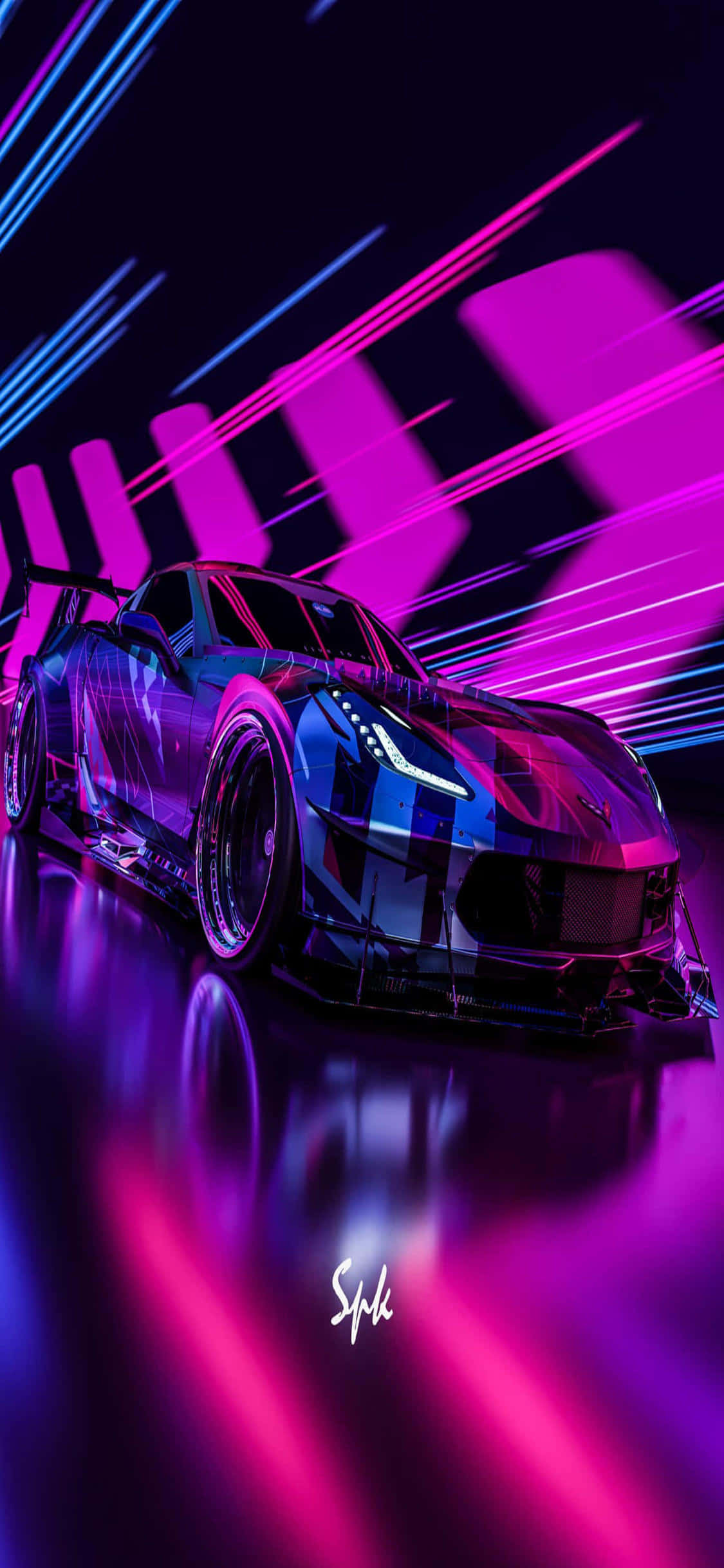 Alergă până la linia de sosire cu iPhone Xs Need For Speed Heat Fundal