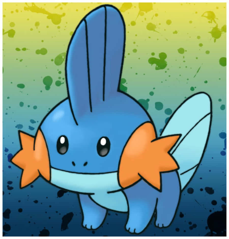 Alergând prin iarbă cu un zâmbet - Pokemon drăguț Fundal