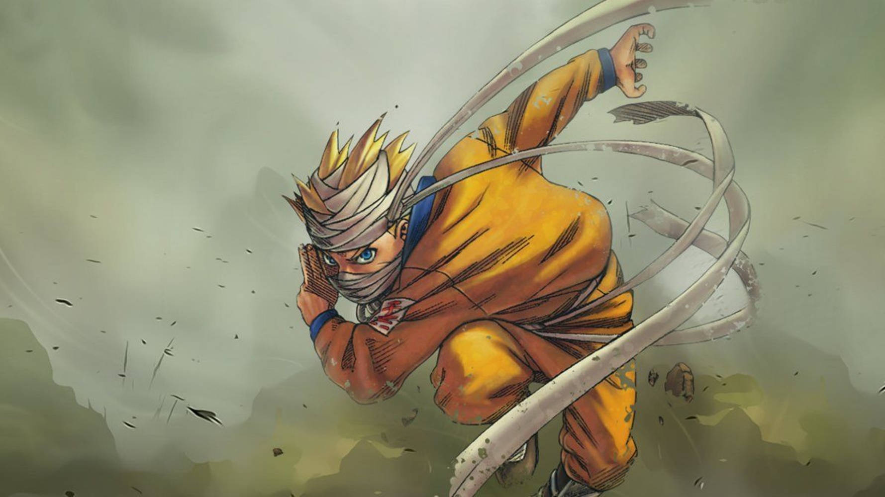 Alergare ninja anime Naruto Fundal