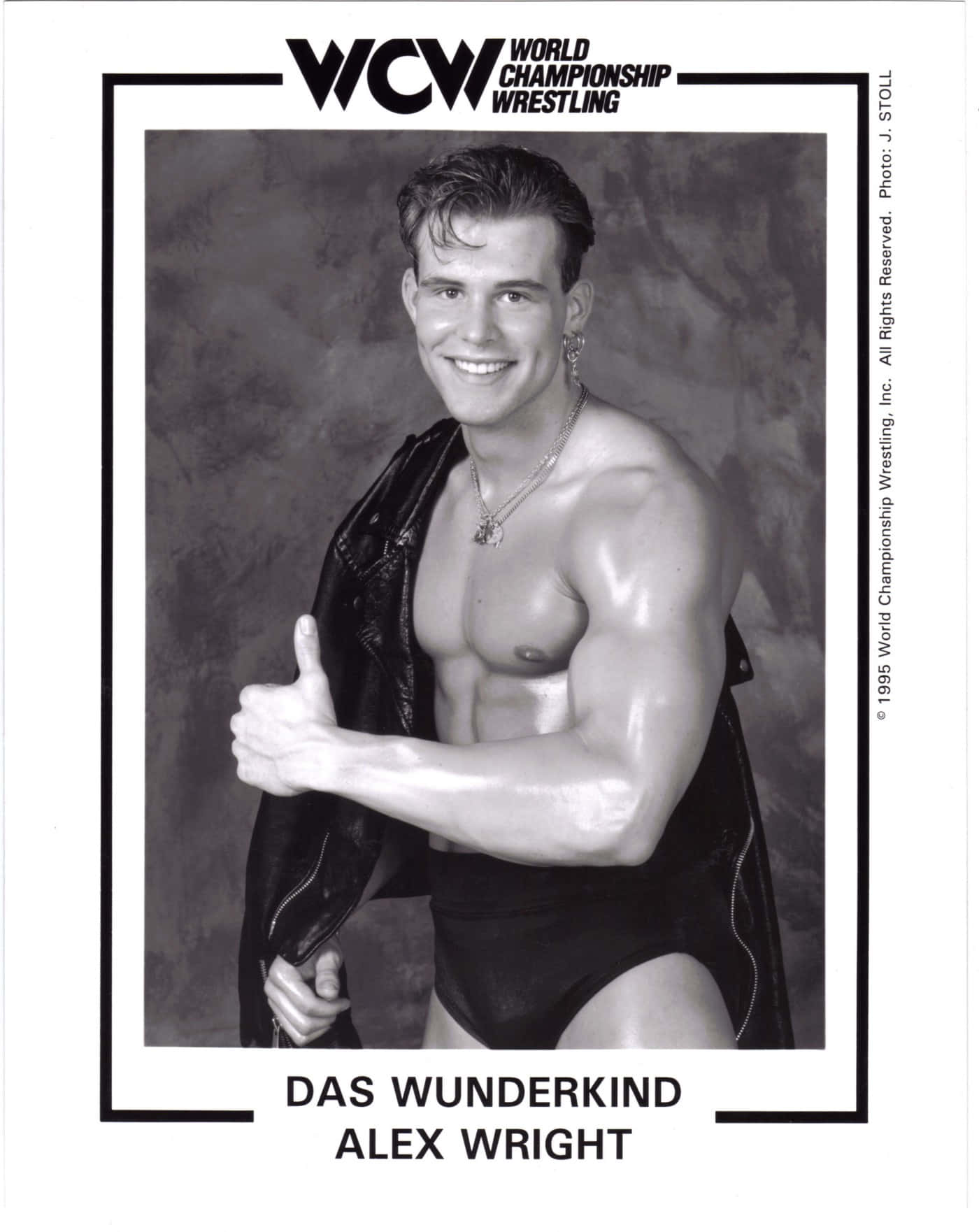 Alex Wright, vedetă WCW de wrestling aclamată Fundal